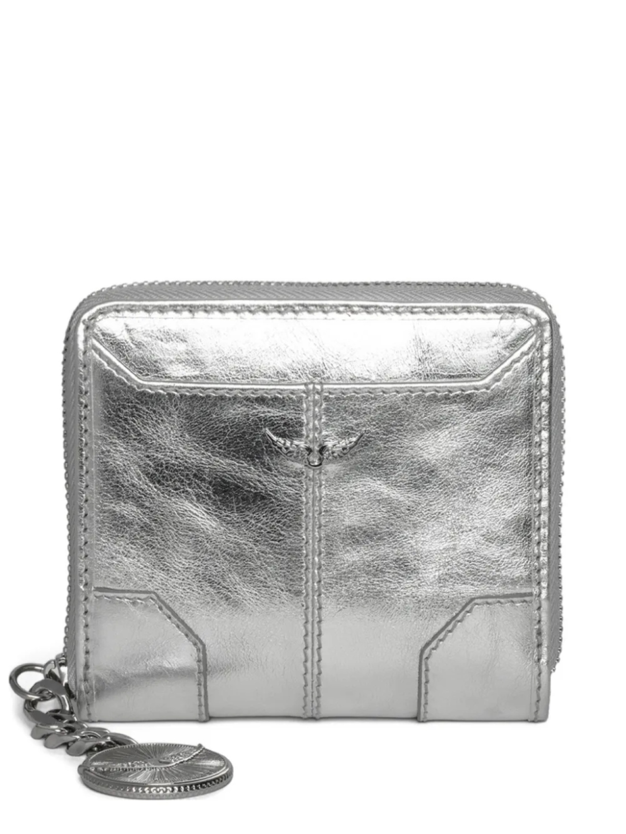 

Мини-кошелек Sunny Zadig&Voltaire, серебряный