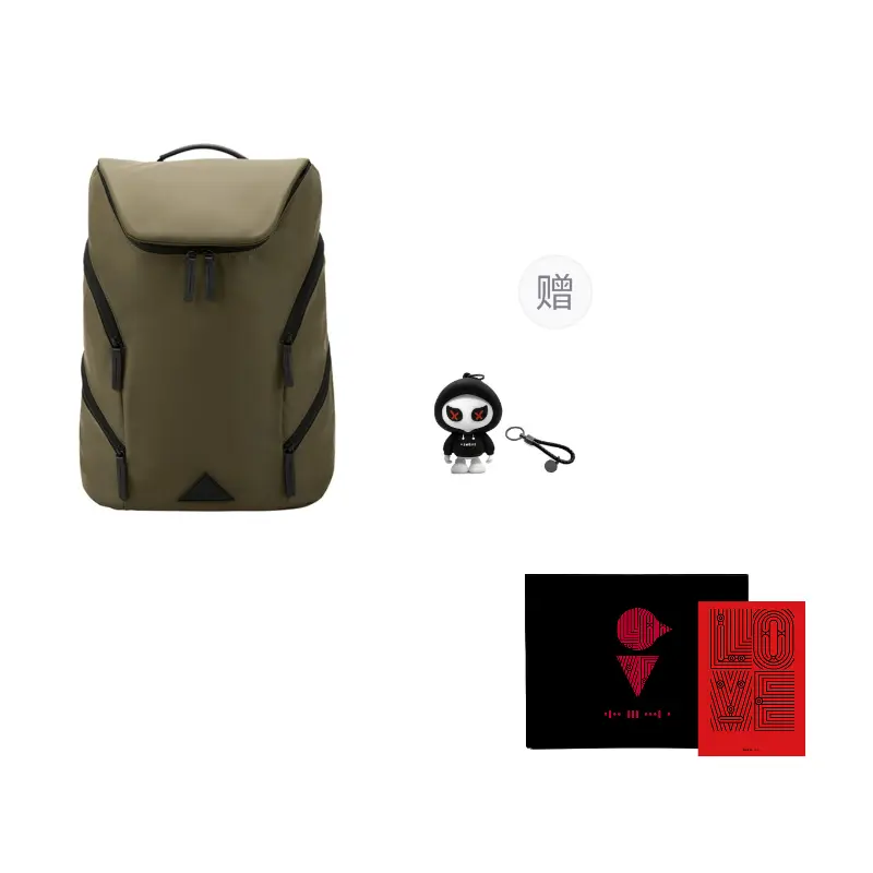 

Venque Большой унисекс рюкзак из полиэстера разноцветный, Martini Olive Green