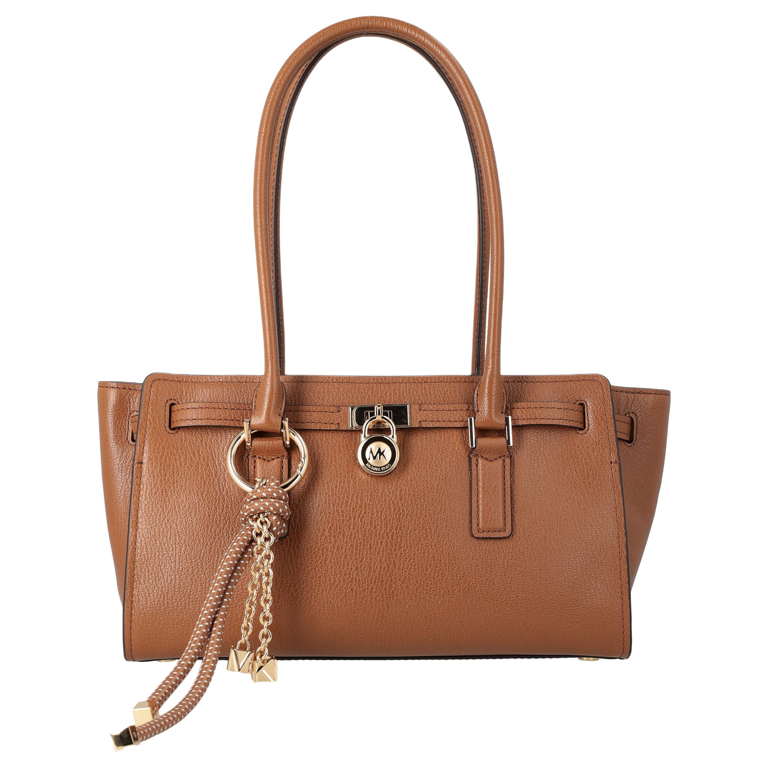 

MICHAEL KORS Сумка через плечо из натуральной кожи Хэмилтон серии малая женская коричневая