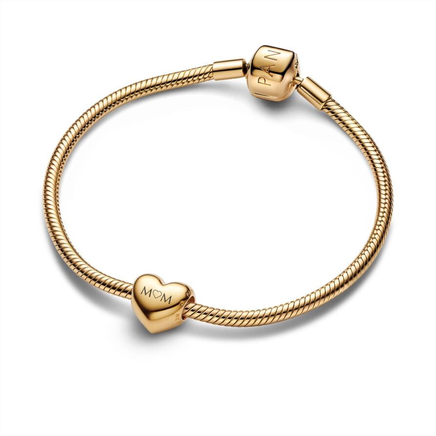 

Ювелирный набор BE LOVE Engravable Heart Bracelet Set Pandora, покрытие - золото