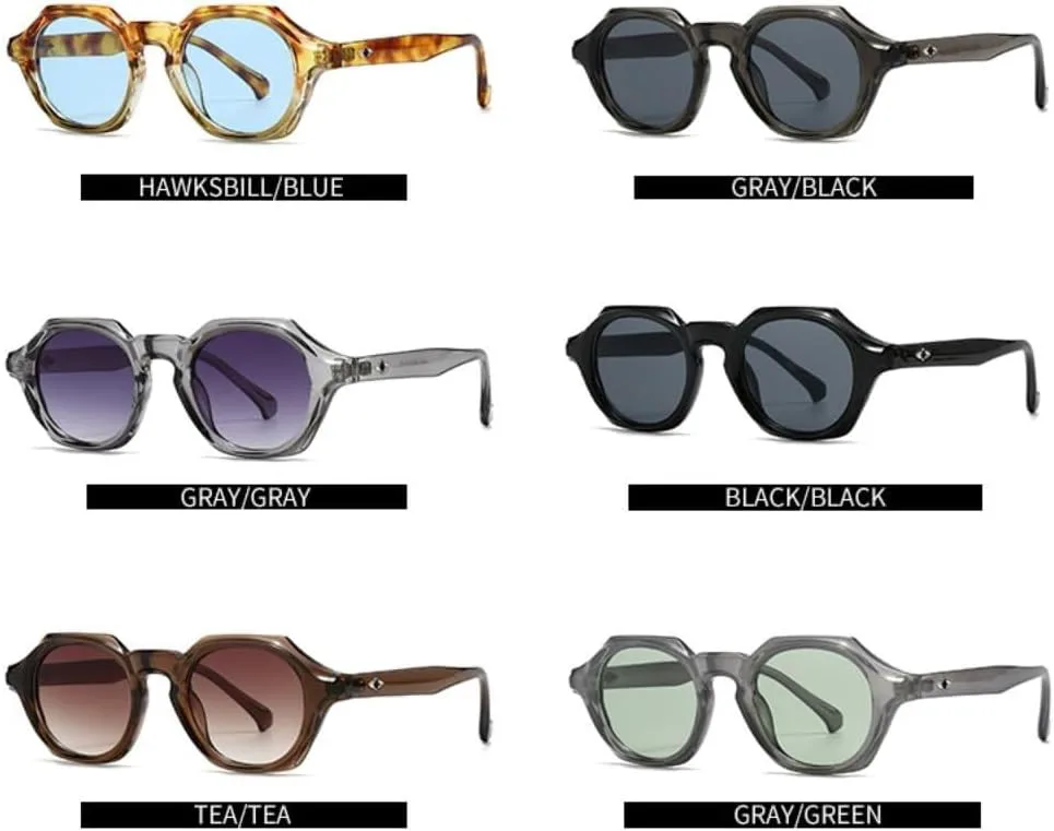 

Солнцезащитные очки для мужчин и женщин - защита UV400 - маленькая оправа, линзы конфетных цветов, для занятий спортом на открытом воздухе и вождения LXLHWN, Tyj509-3