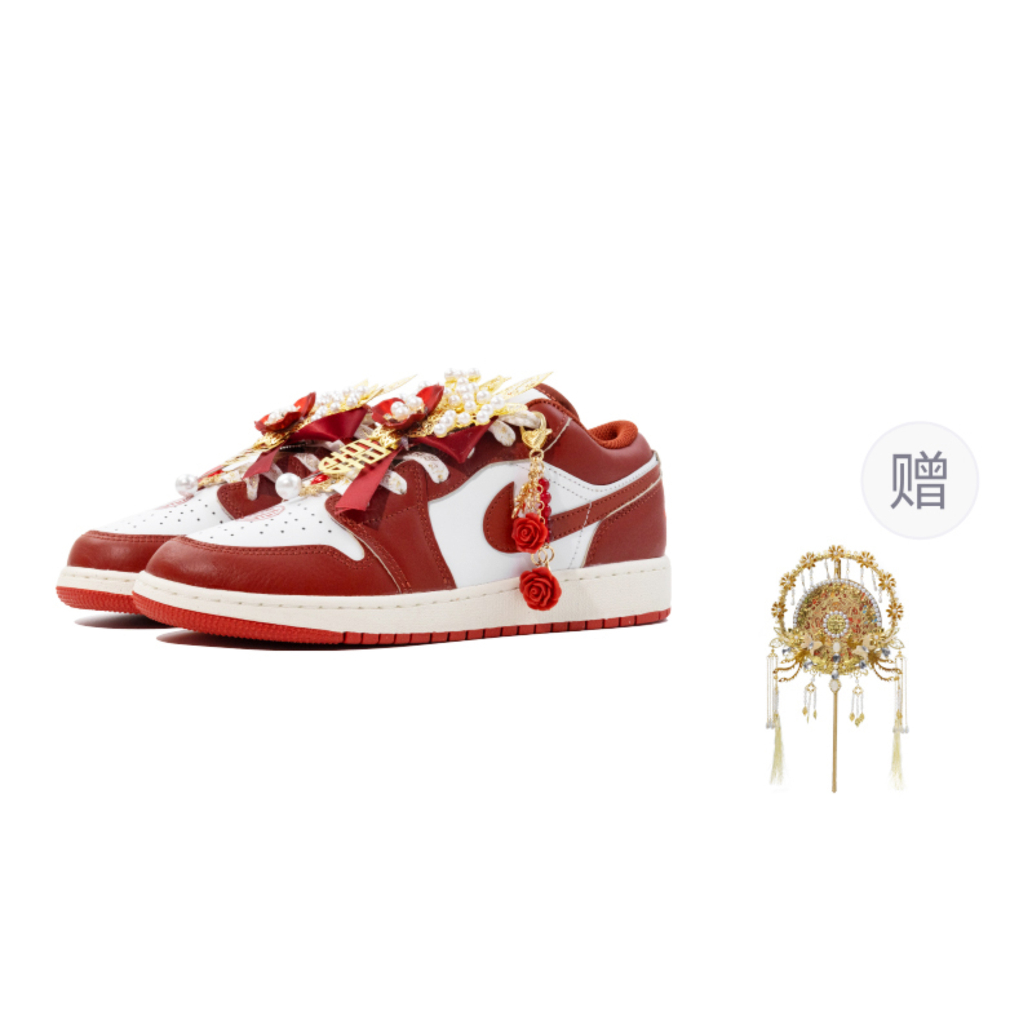 

Jordan Кроссовки Air 1 Low top Casual Unisex красные