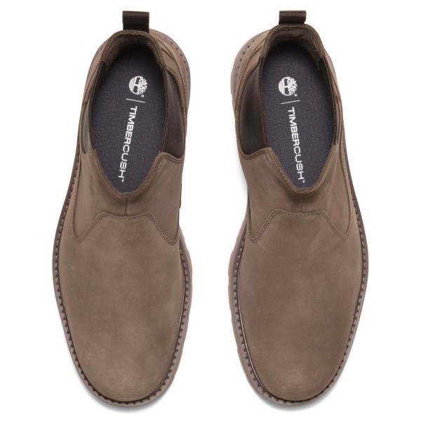 Мужские ботинки челси Timberland Britton Road Mid кожаные, коричневый — фото 2