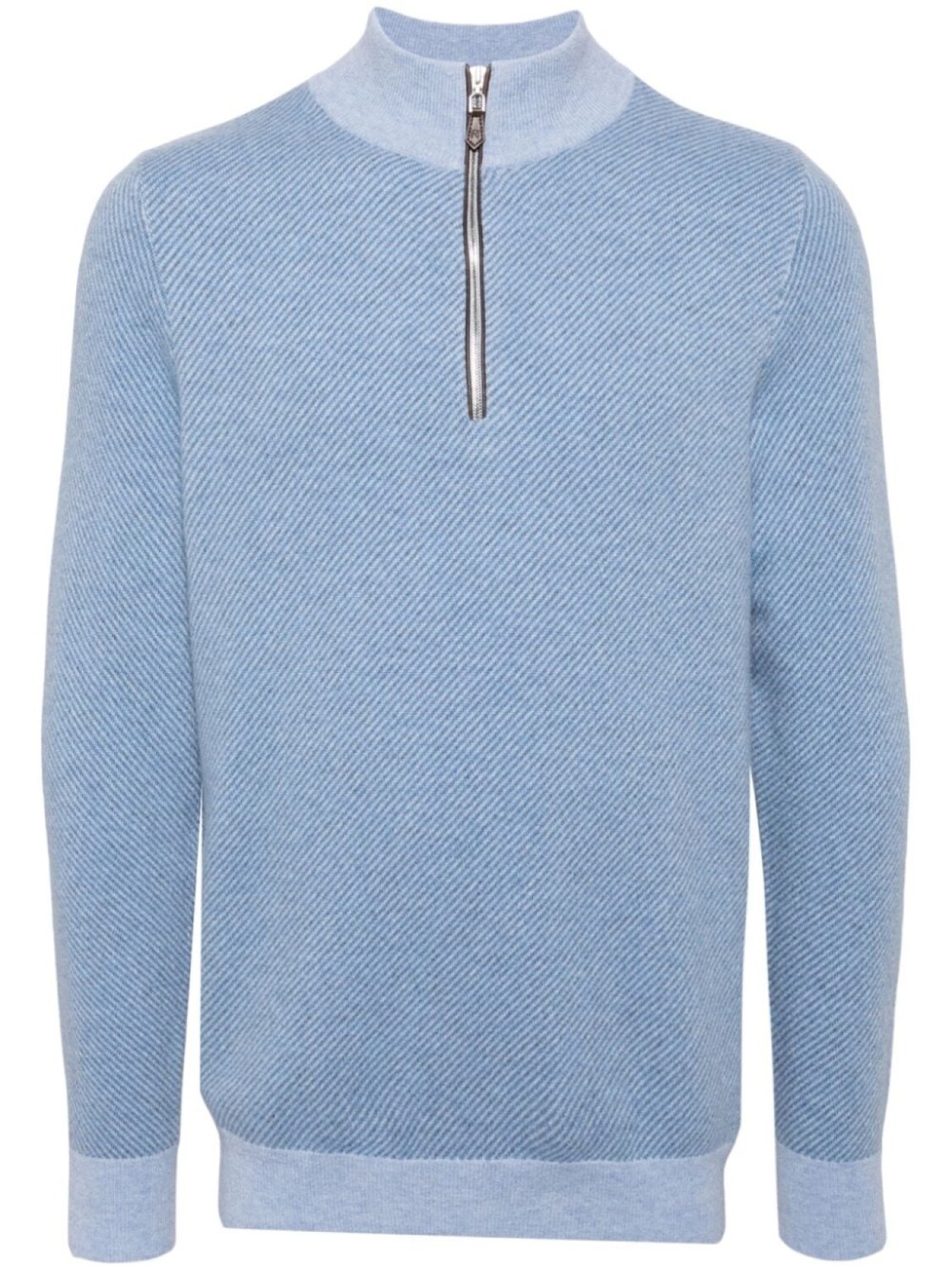 

Кашемировый джемпер Diagonal Stripe N.Peal, синий