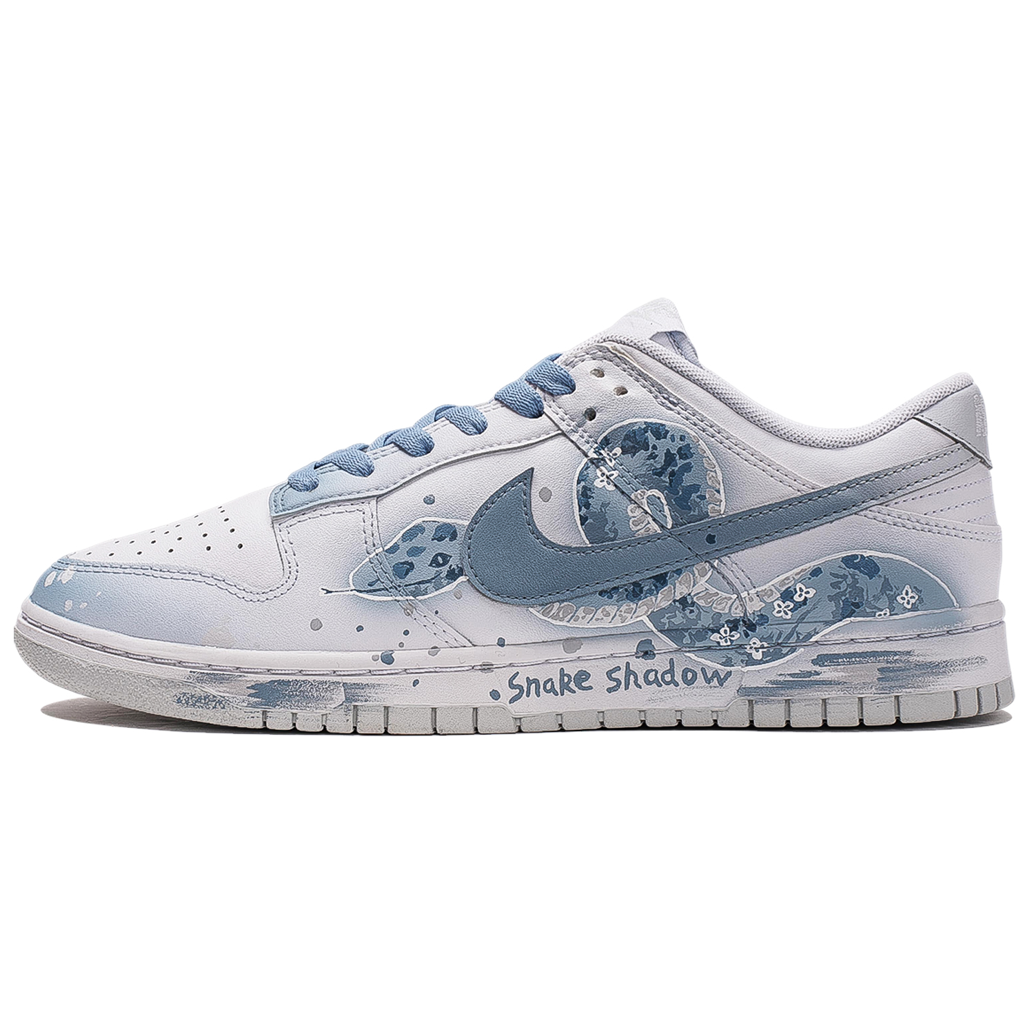 

Nike Кроссовки для скейтбординга Dunk Anti-Slip, износостойкие, низкие, мужские, цвет: голубой, белый
