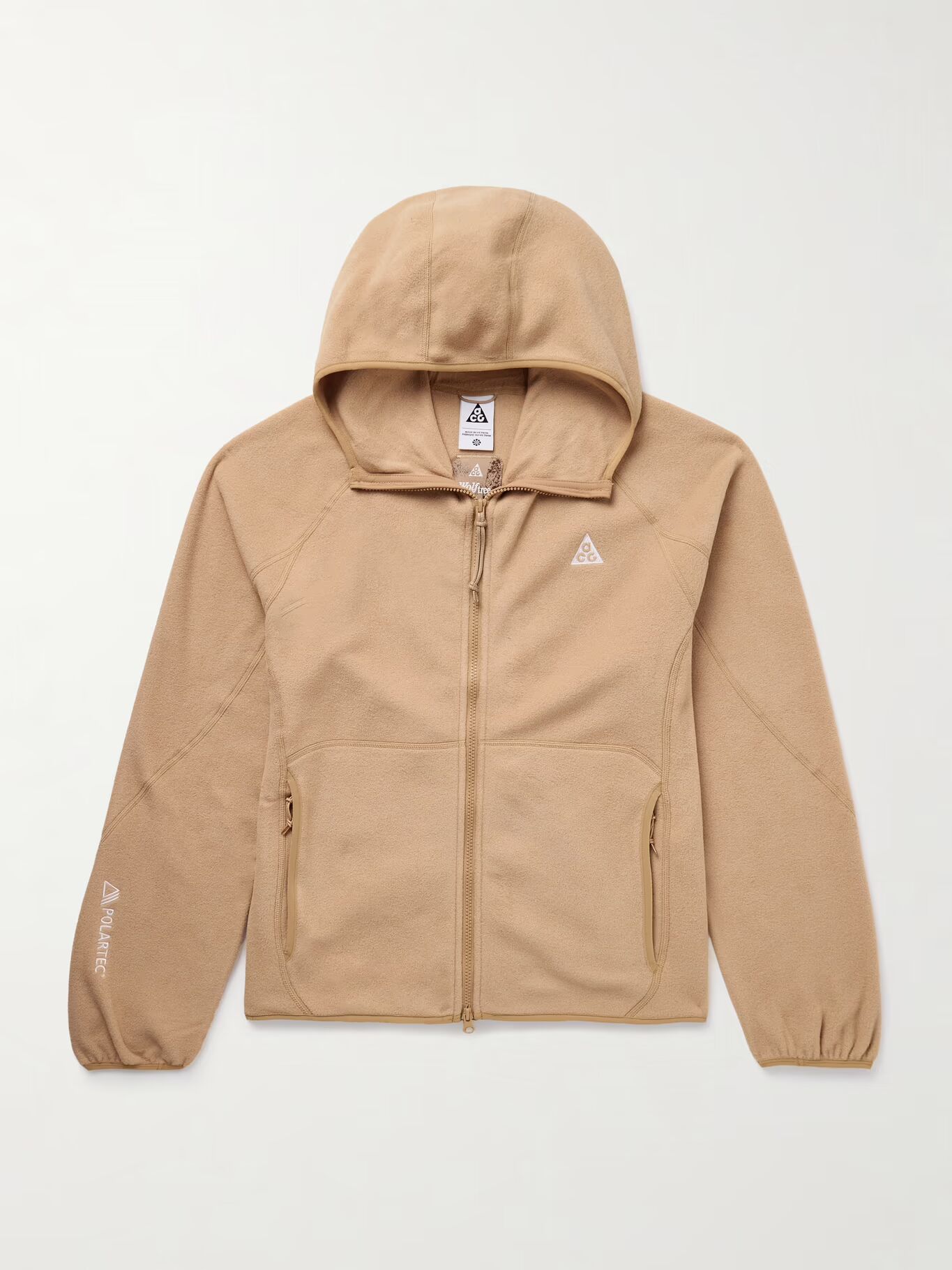 

Куртка с капюшоном из флиса ACG Wolf Tree Polartec NIKE, бежевый