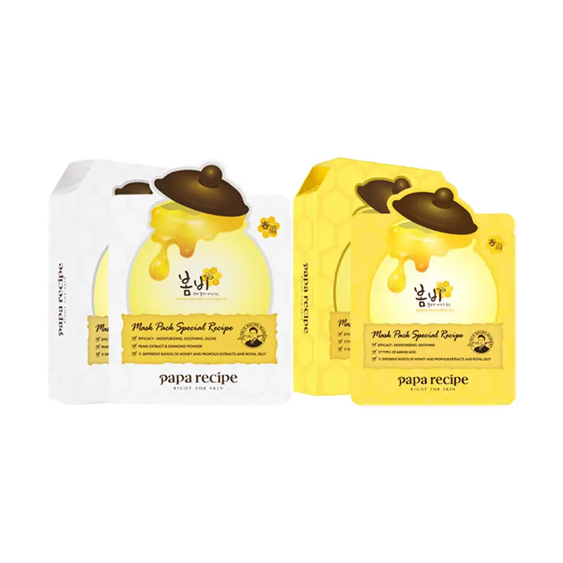 

Набор масок для лица Spring Rain Honeys стабилизирующий осветляющий для всех типов кожи Papa Recipe