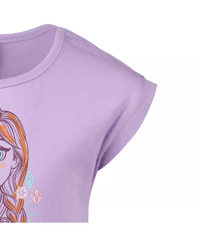 Платье для девочек Disney Princess Anna, фиолетовое, для малышей/ребенка Frozen, фиолетовый — фото 3