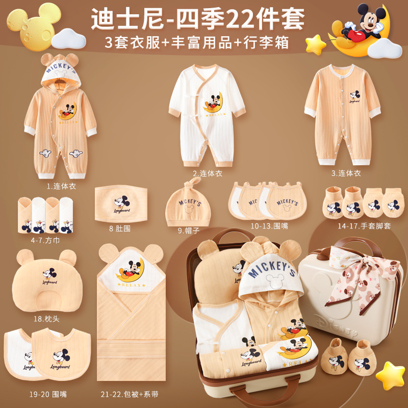 Подарочная коробка для малышей и детей ясельного возраста Disney, [Thermal 26 Pcs Set Coffee]Password Suitcase — фото 4