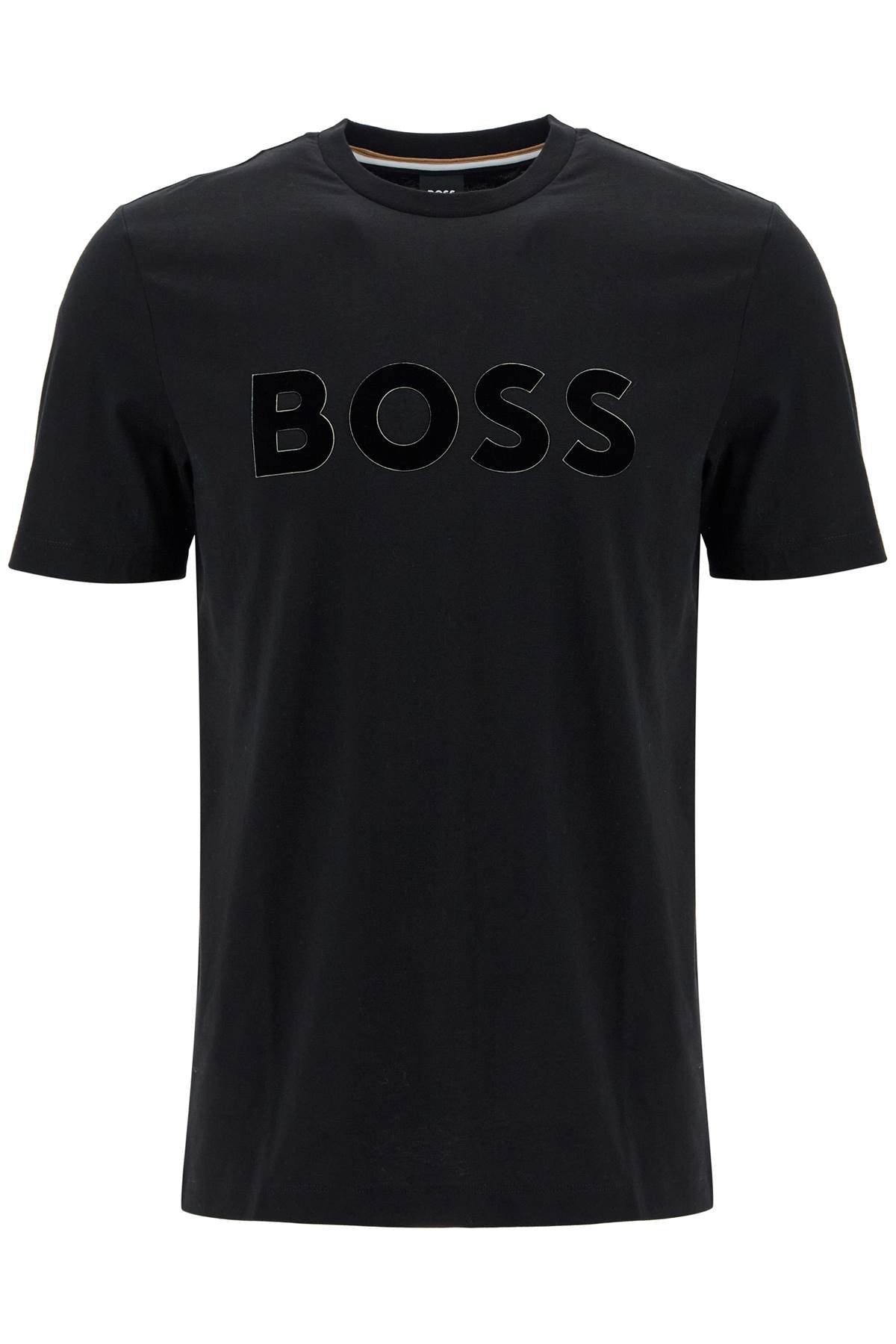 

Футболка Boss Men's Flocked Logo с, черный