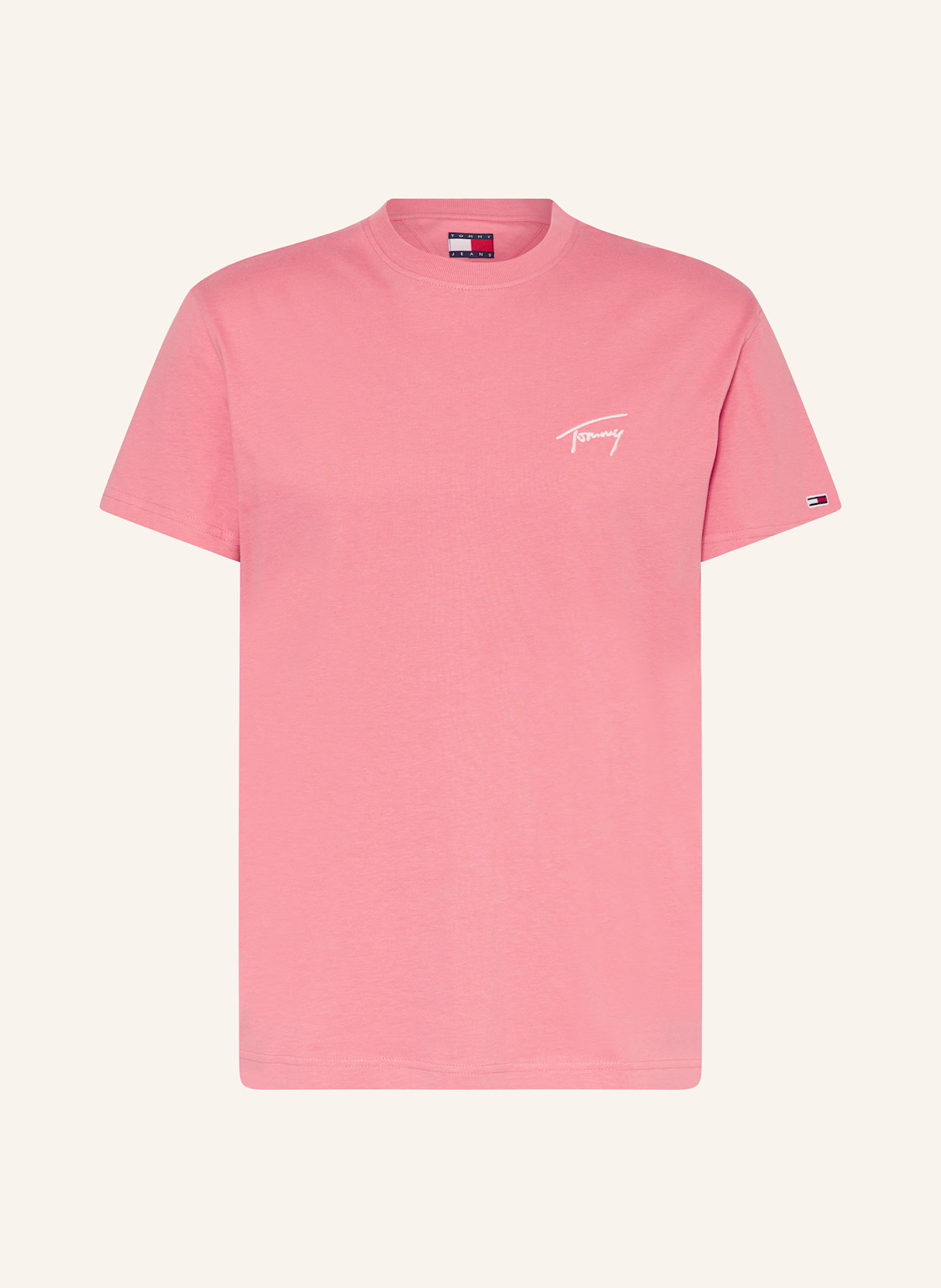 

Футболка Tommy Jeans, розовый