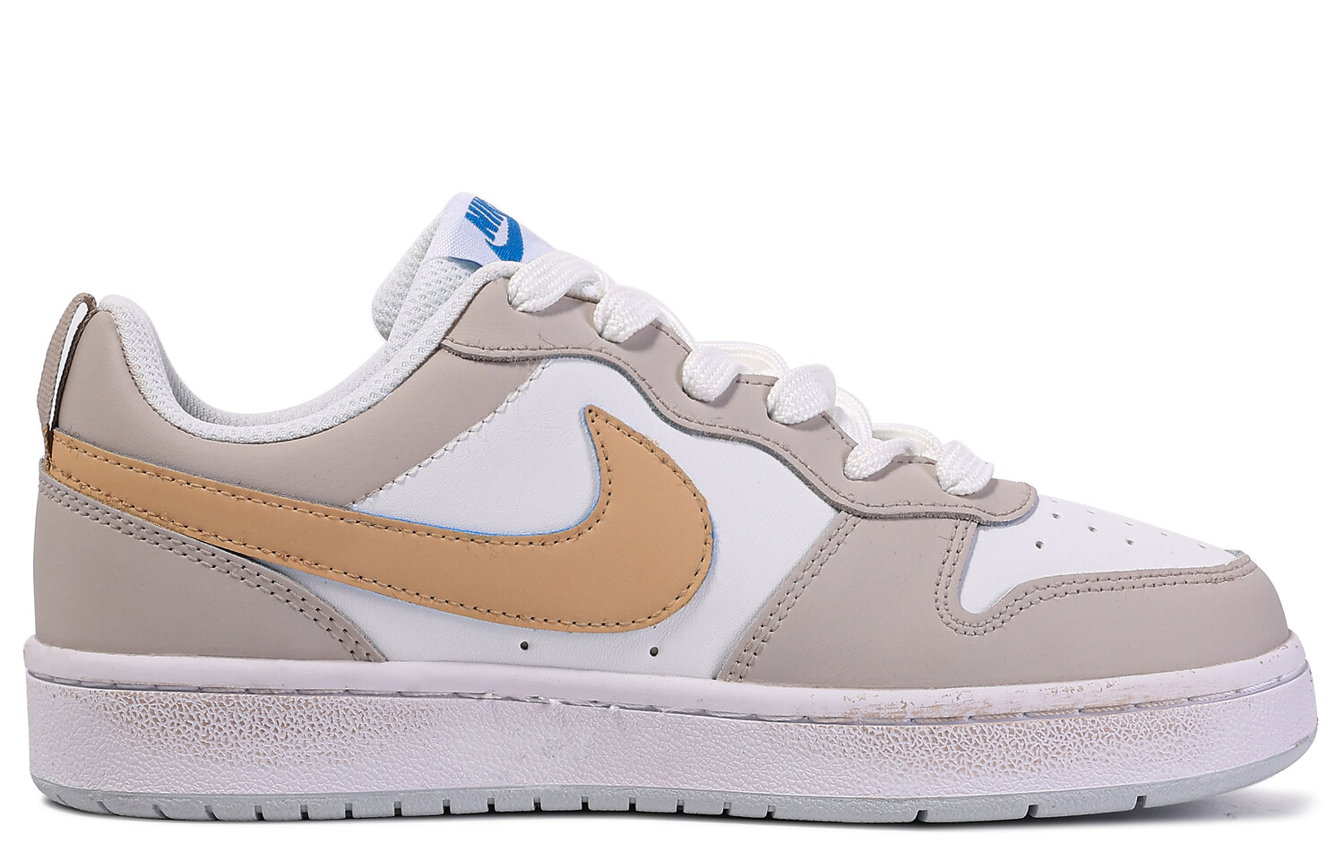 

Кроссовки Nike Court Borough Series Skateboarding Shoes Women's Low-top Brown/White, цвет Linen