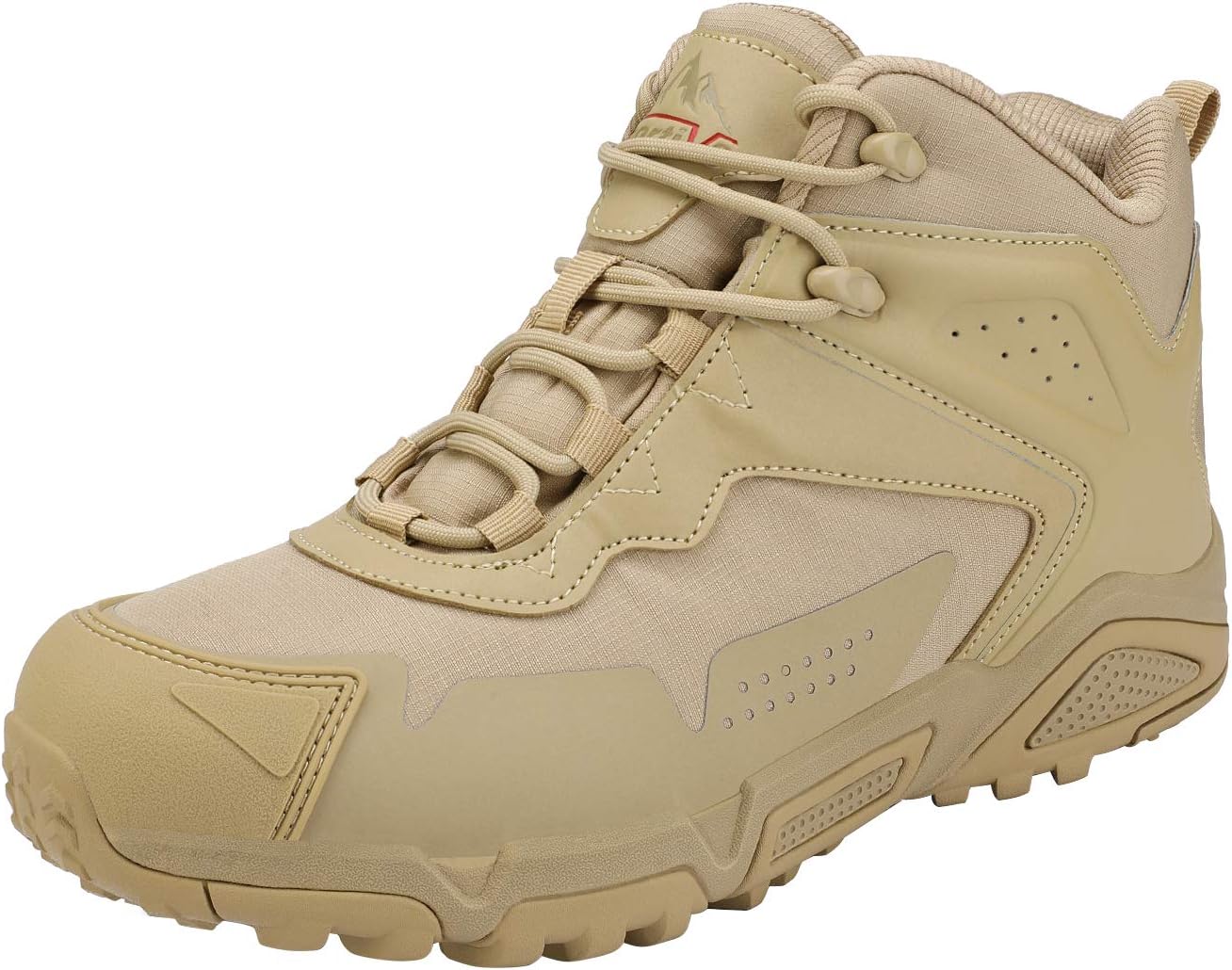 

Мужские водонепроницаемые туристические ботинки NORTIV 8, легкие тактические ботинки для мужчин, туристические ботинки средней высоты для треккинговых маршрутов и активного отдыха на природе, бежевый