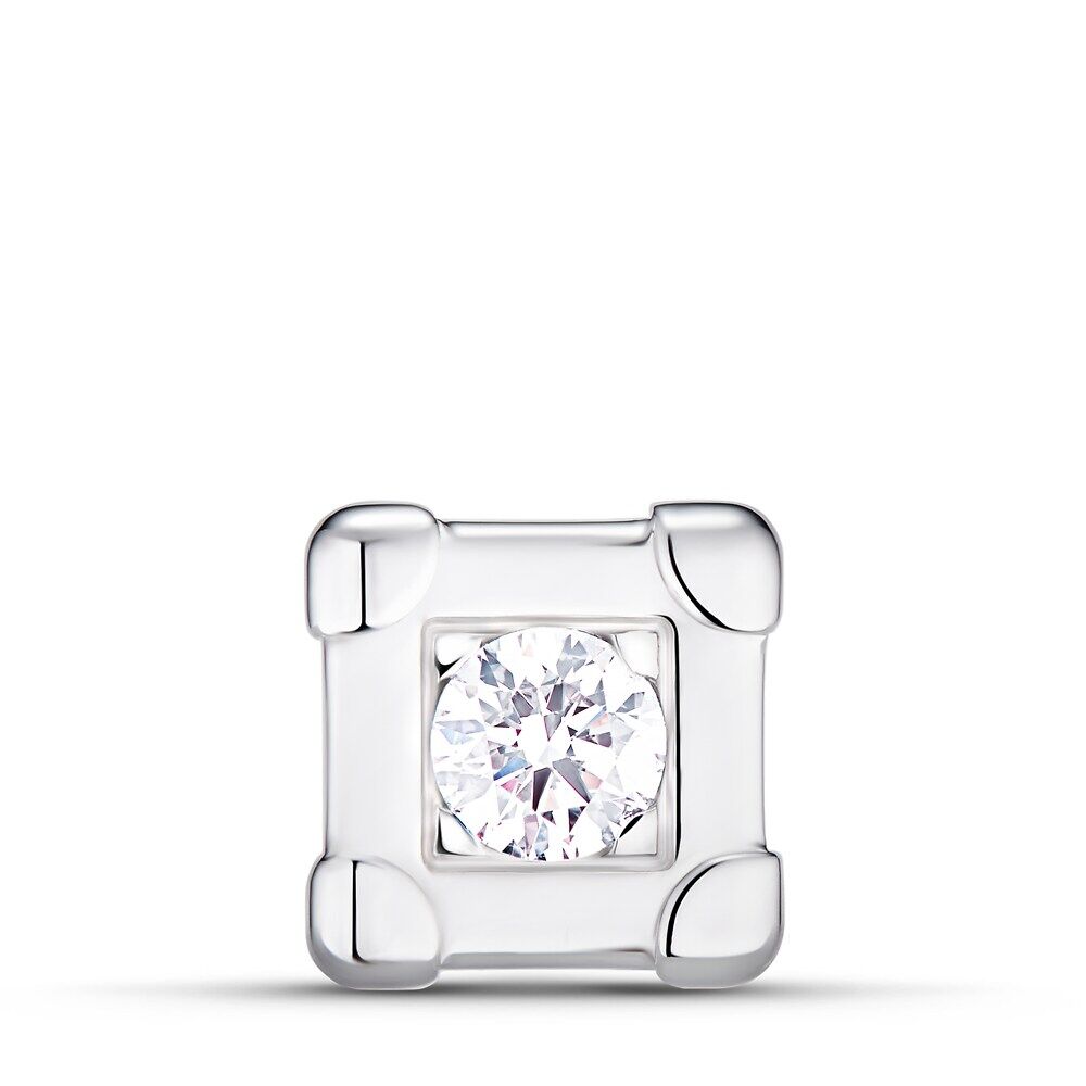 

Серьга-гвоздик Les Gastons Vuitton Trunk Stud, белое золото и бриллианты Louis Vuitton, серебряный