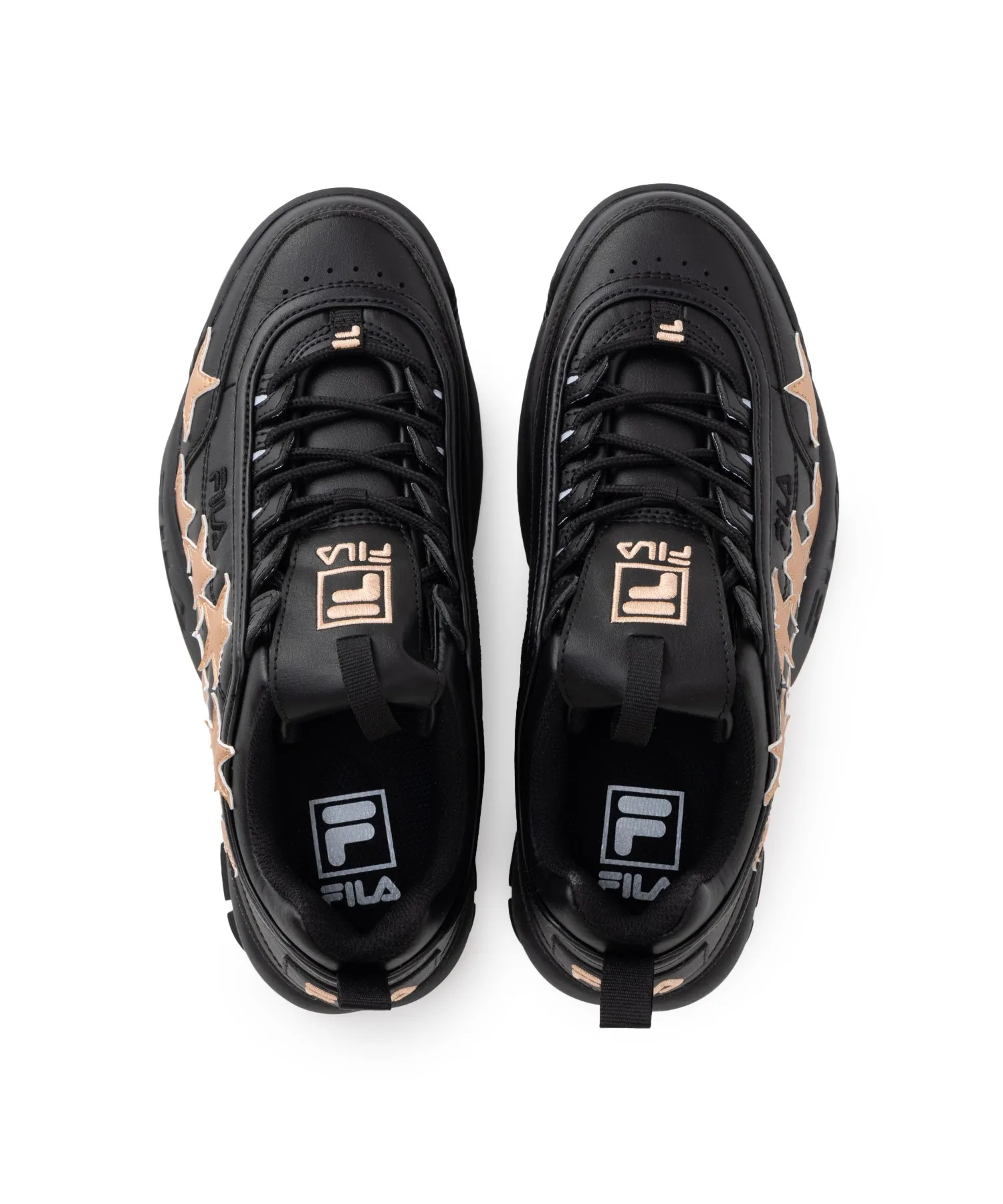 Кроссовки из синтетической кожи Disruptor 2 Meteor FILA черные — фото 3