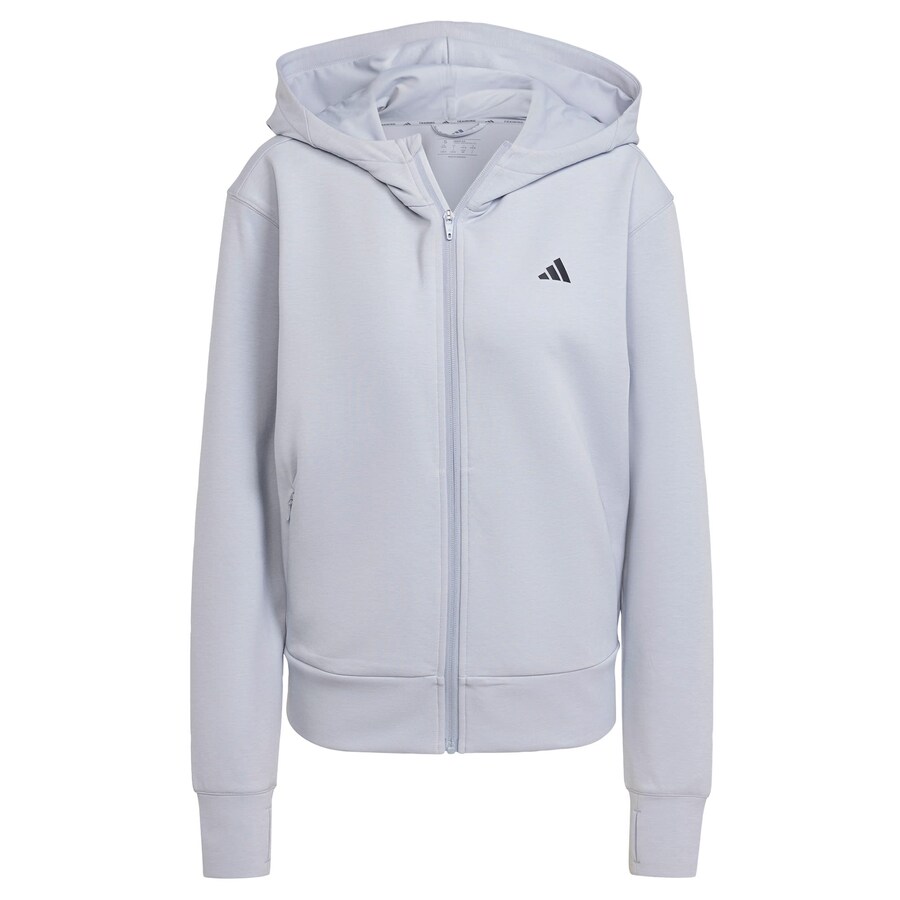 

Свитер с капюшоном на молнии ADIDAS PERFORMANCE Athletic Zip-Up Hoodie Designed 4, серый