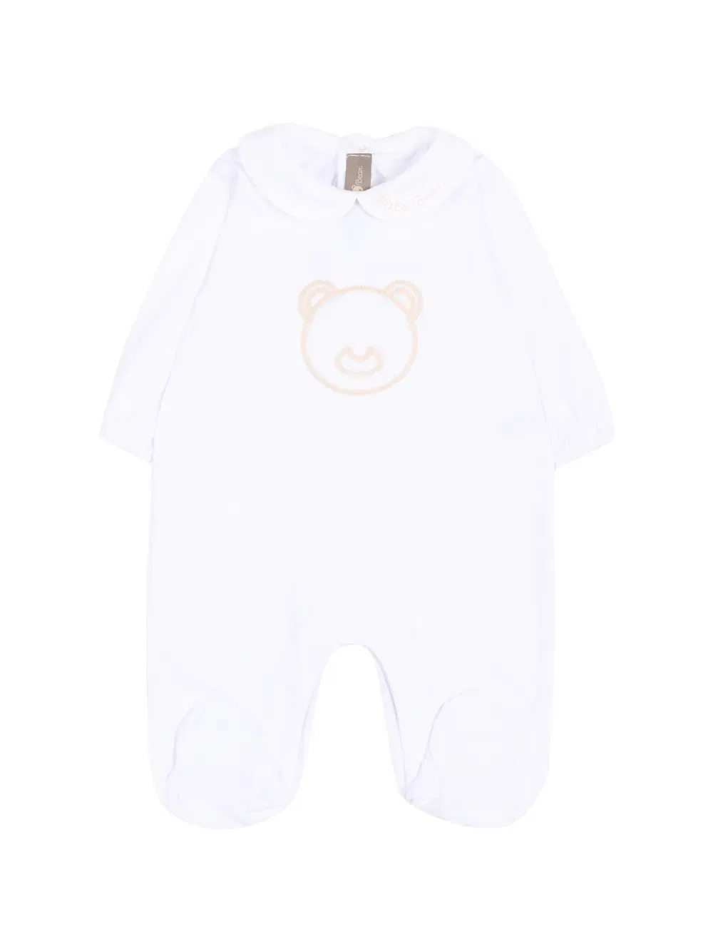 Комбинезон для новорожденного с вышивкой Little Bear, белый