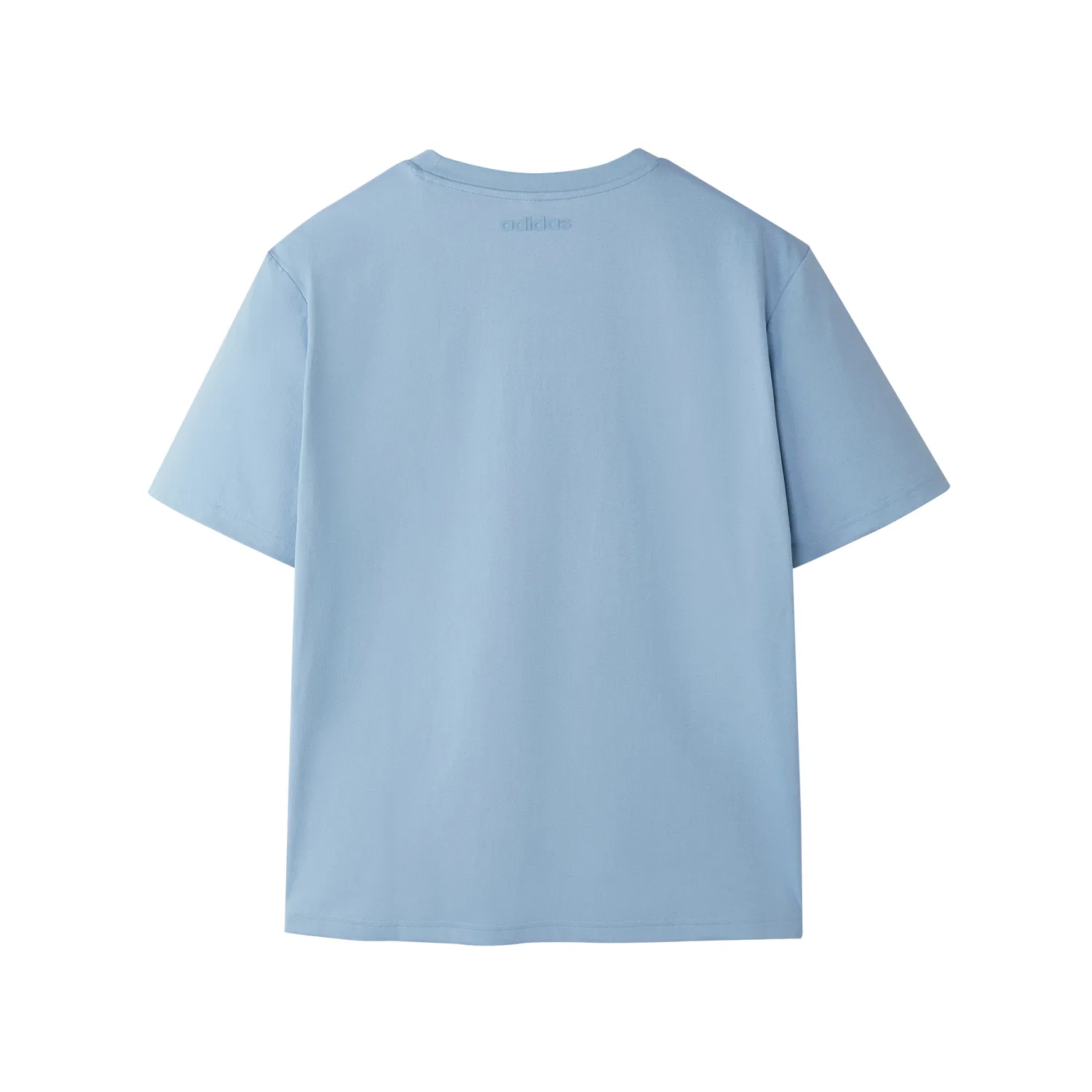Футболка мужская синяя crew neck moderate Adidas, Blue — фото 3