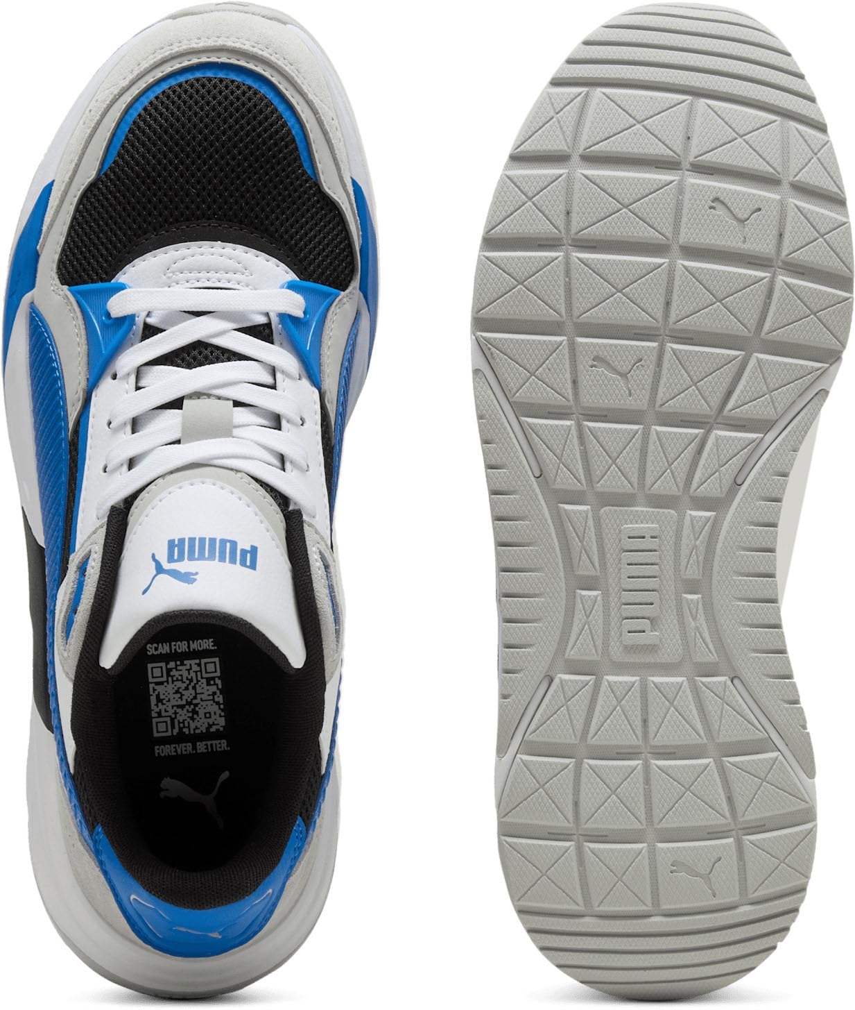 Мужские кроссовки PUMA Trinity 2 на шнуровке, повседневные - черные — фото 3