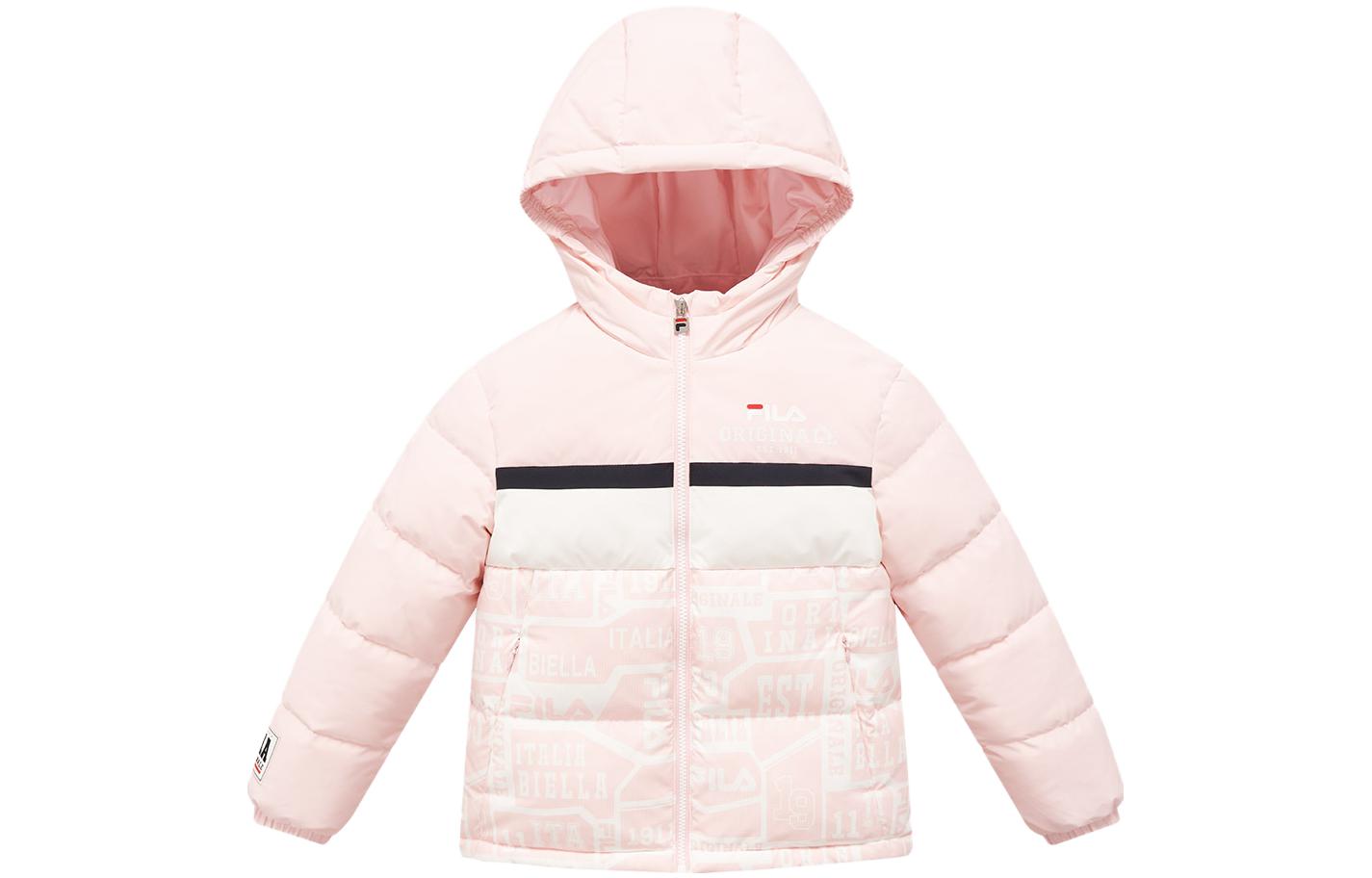 Детская пуховая куртка с принтом по всей поверхности FILA KIDS, мультиколор — фото 3