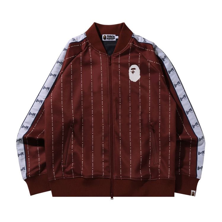 

Куртка BAPE Text Stripe Jersey Top, Brown