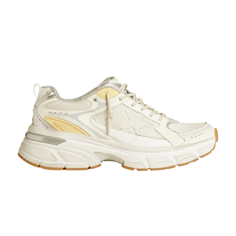 Кроссовки Golden Goose Wmns Lightstar 'White Gold', белый