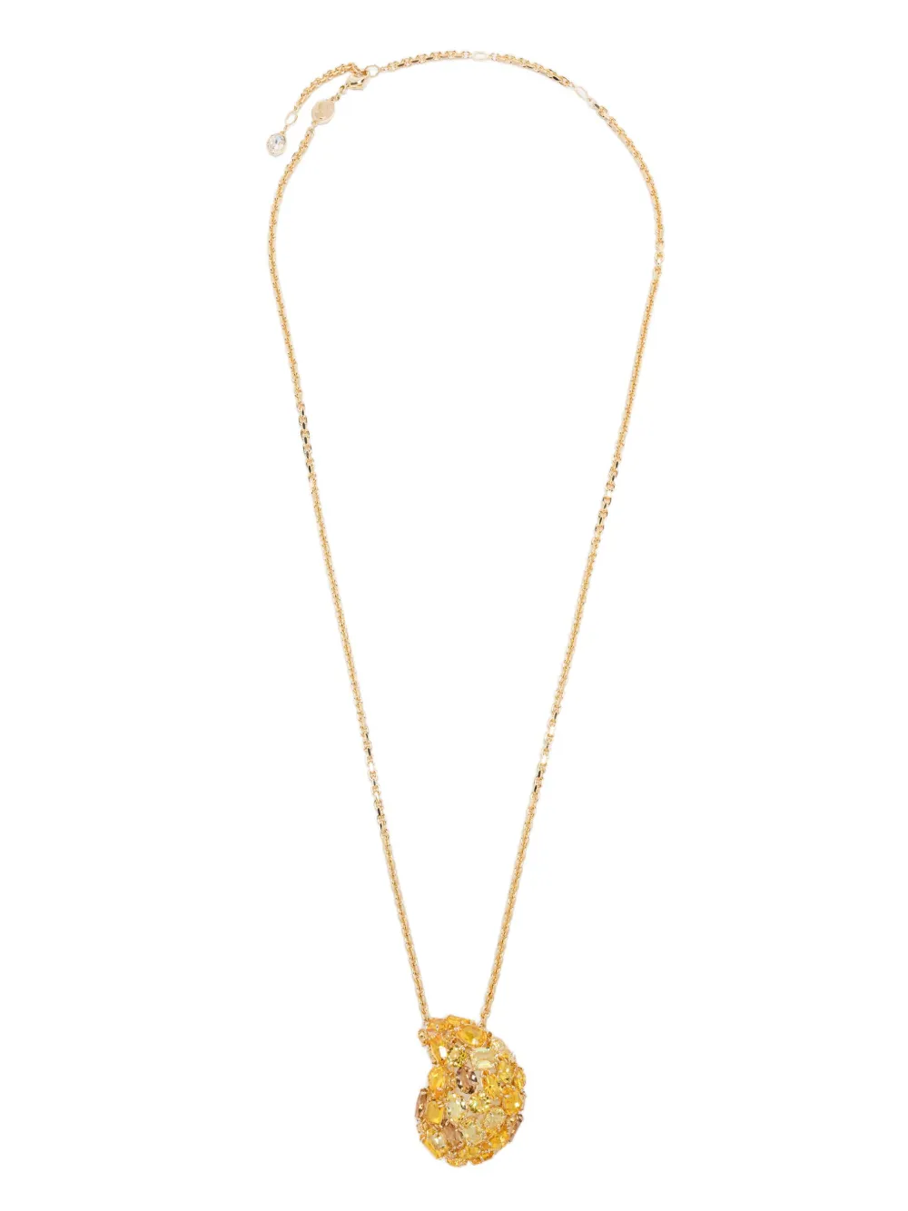 

Колье Gema с желтым камнем Swarovski, золотой
