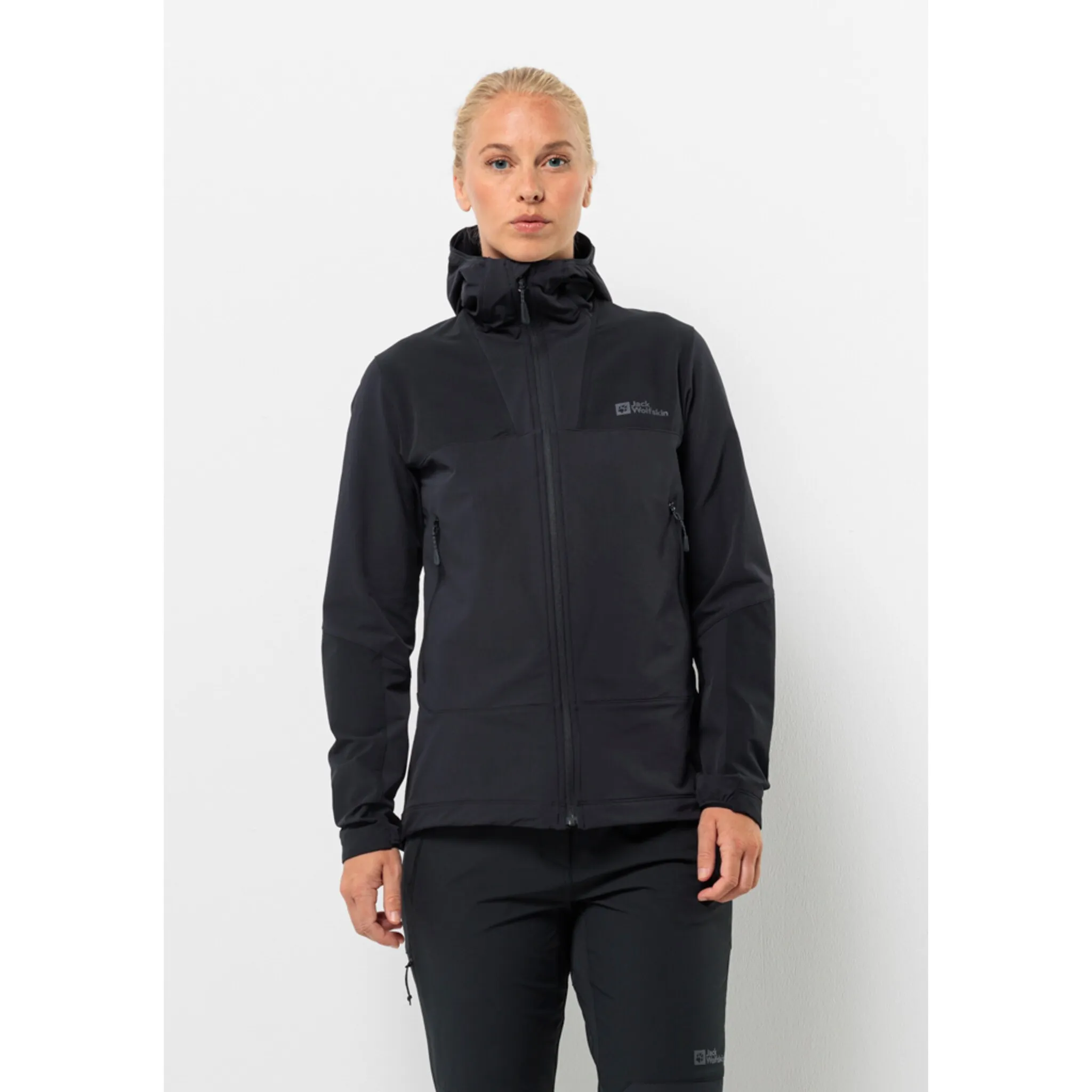 

Куртка Jack Wolfskin для отдыха "ANDUR JKT W", с капюшоном, черный
