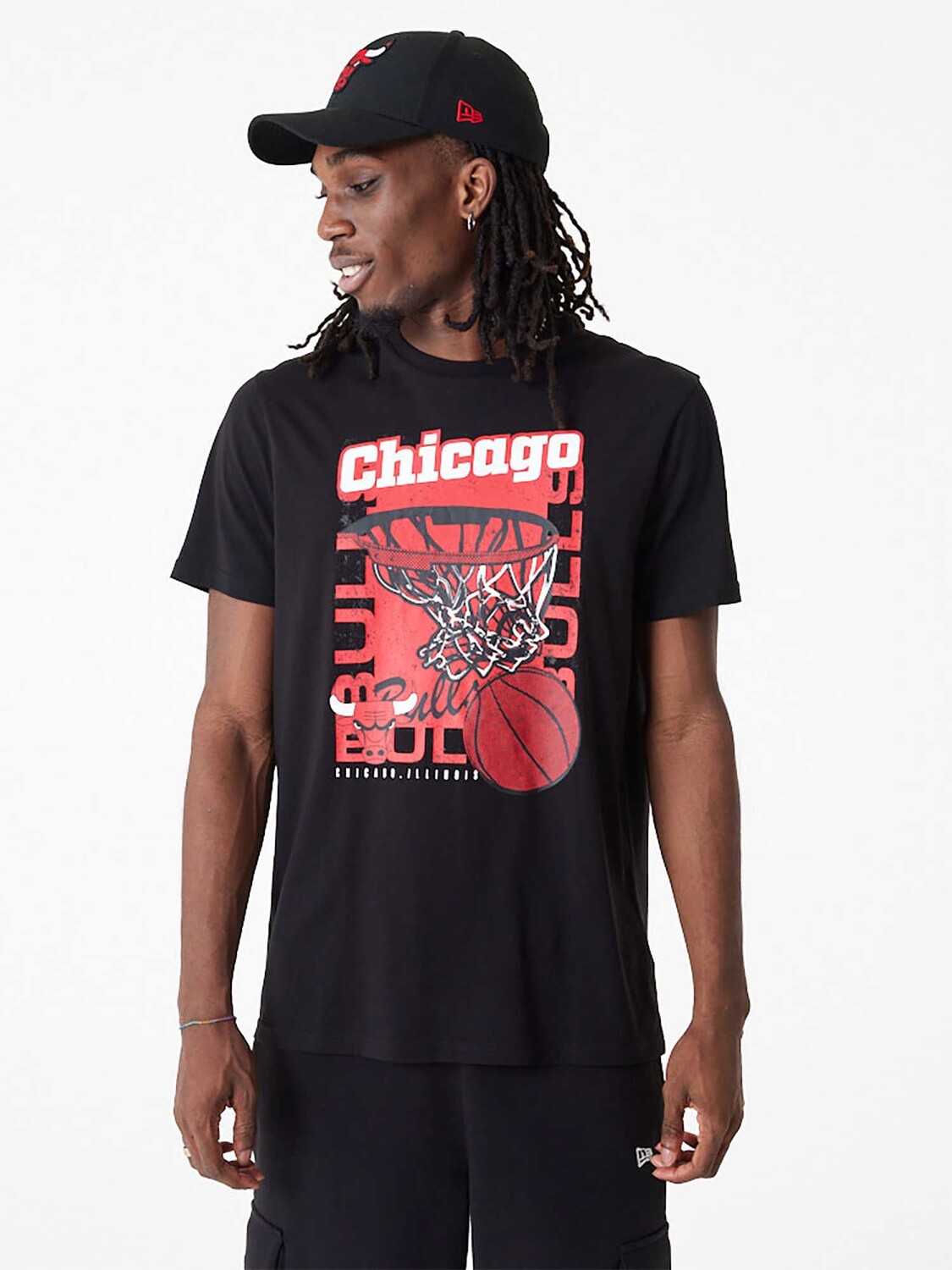 

Футболка New Era Chicago Bulls, черный