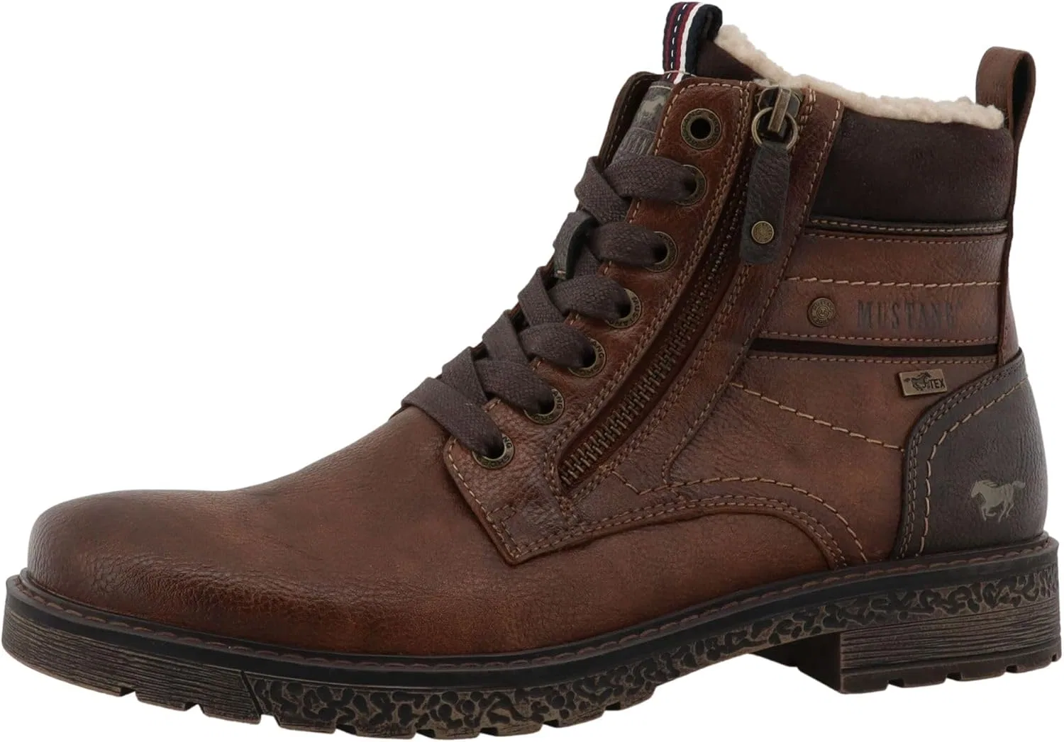 Мужские ботильоны MUSTANG с узорчатой ​​подошвой, артикул 15M0081002, Brown (Rust)