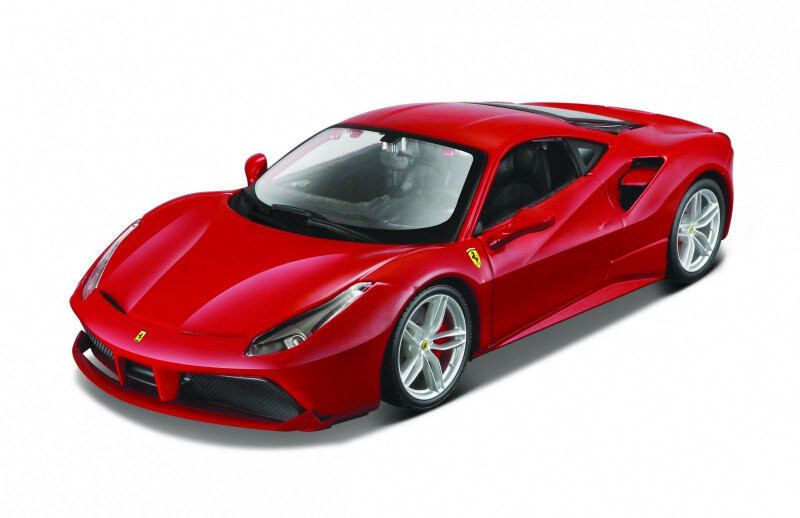 

Maisto, коллекционная модель Ferrari 488 Gtb Red 1/24 в сборе