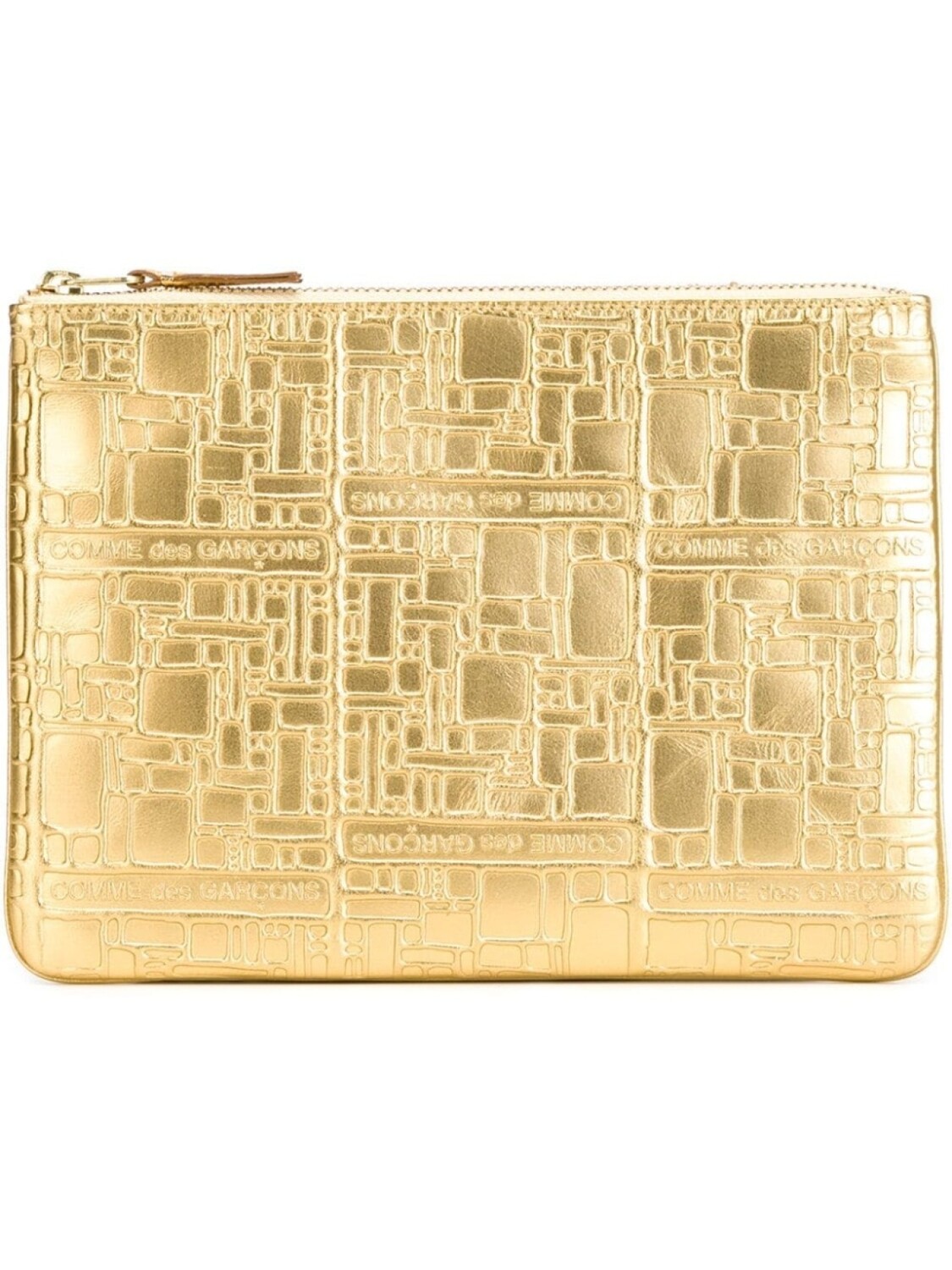 

Comme Des Garçons Wallet клатч с эффектом металлик, металлик