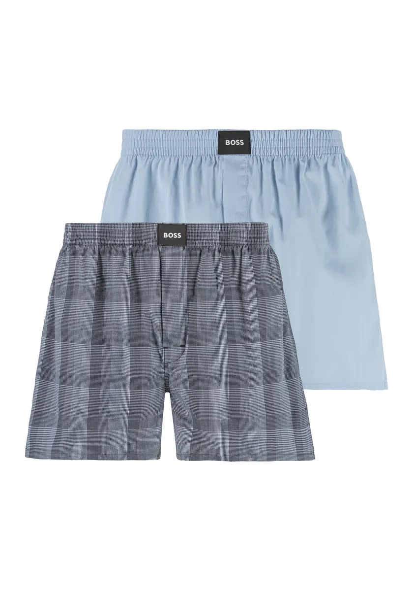 

Боксеры BOSS "2P Boxer S. CW Peach" (упаковка, 2 шт., 2 шт.), с нашивкой-логотипом BOSS на поясе, синий
