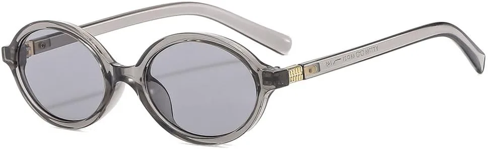 

Винтажные маленькие круглые солнцезащитные очки для женщин и мужчин в стиле ретро, ​​солнцезащитные очки с защитой от УФ-излучения UV400 LANGSER, Grey Grey