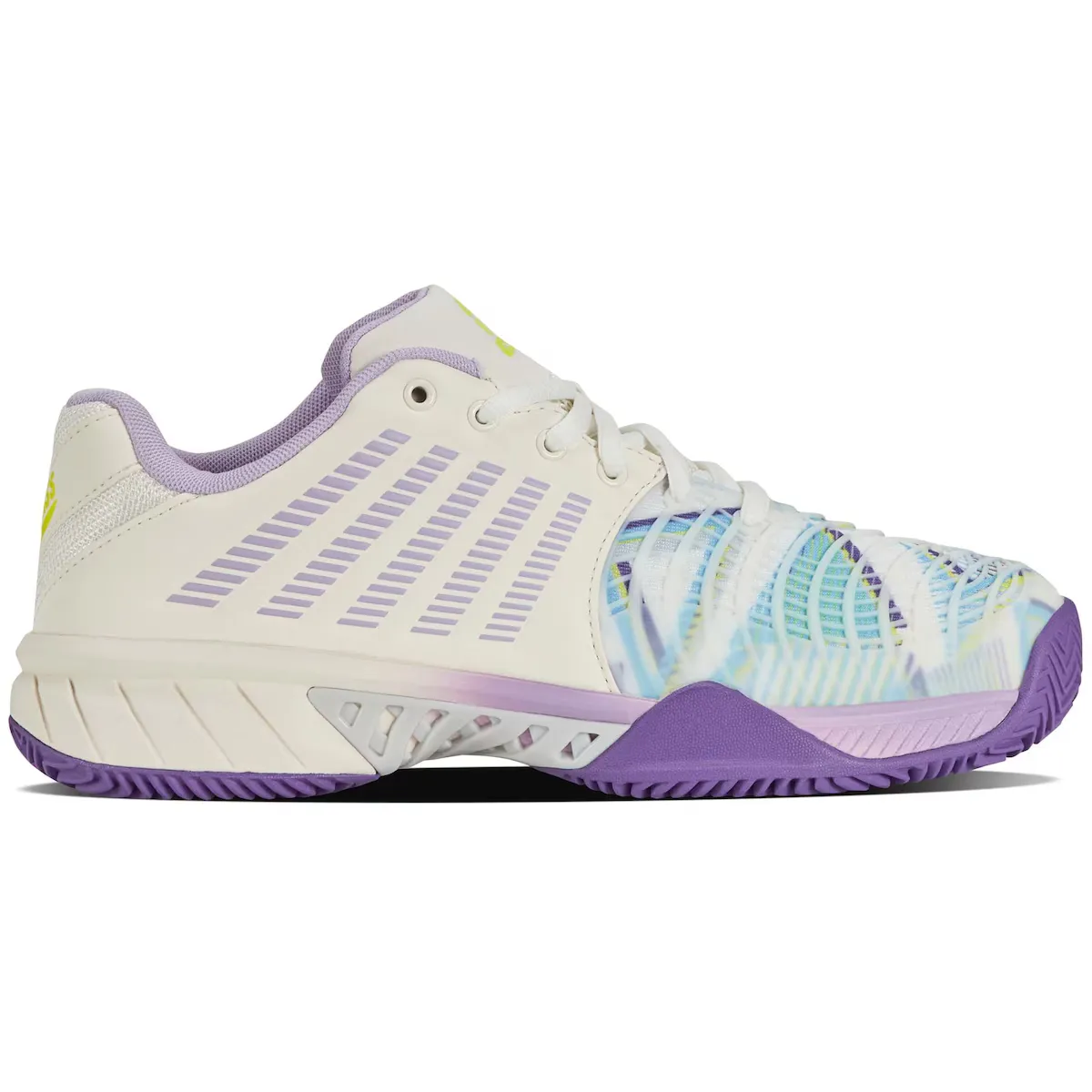 Женские туфли для падела EXPRSLIGHT3 HB PADEL K· Швейцарский K-Swiss, белый/фиолетовый