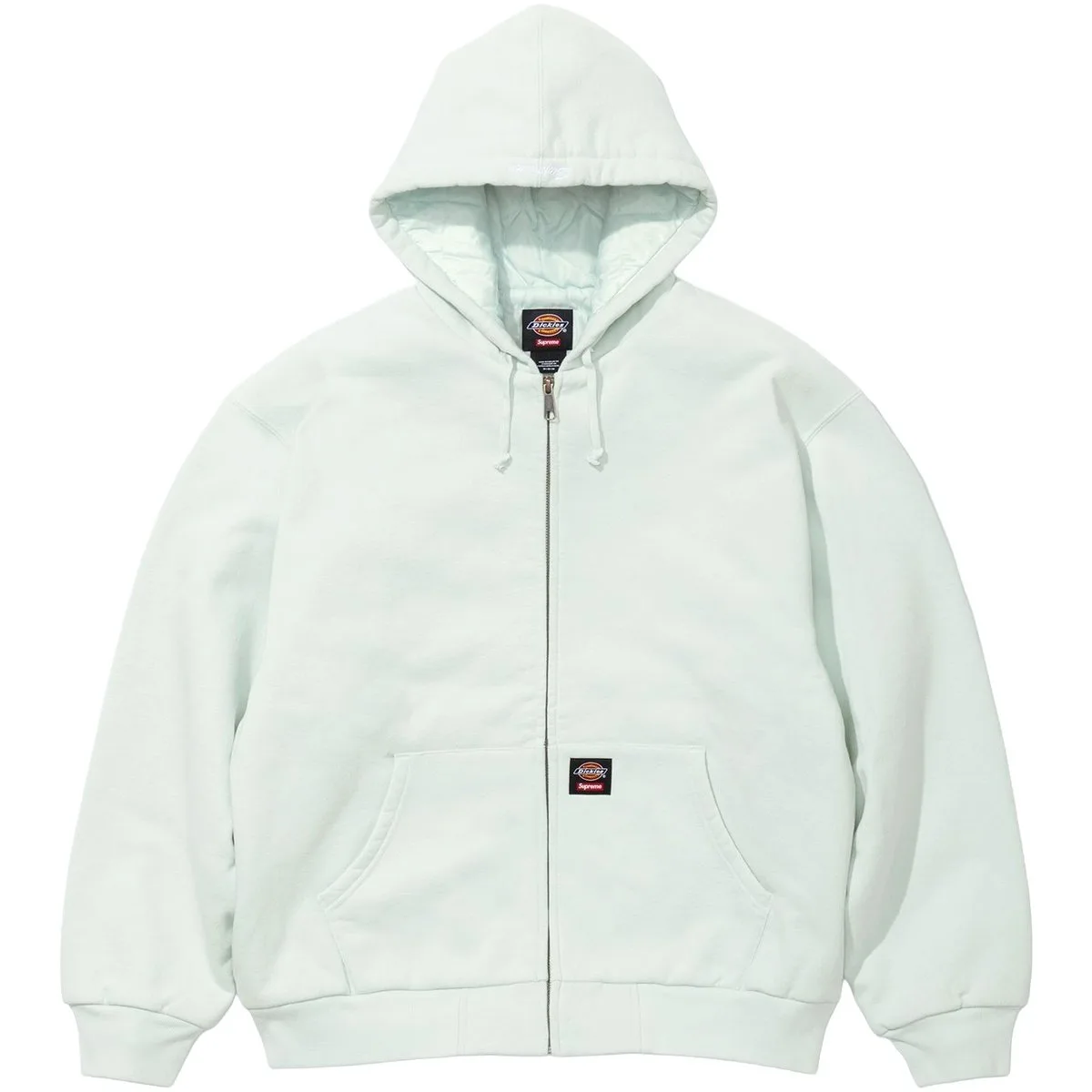 Худи Dickies с капюшоном на утеплителе Supreme, светло-голубой