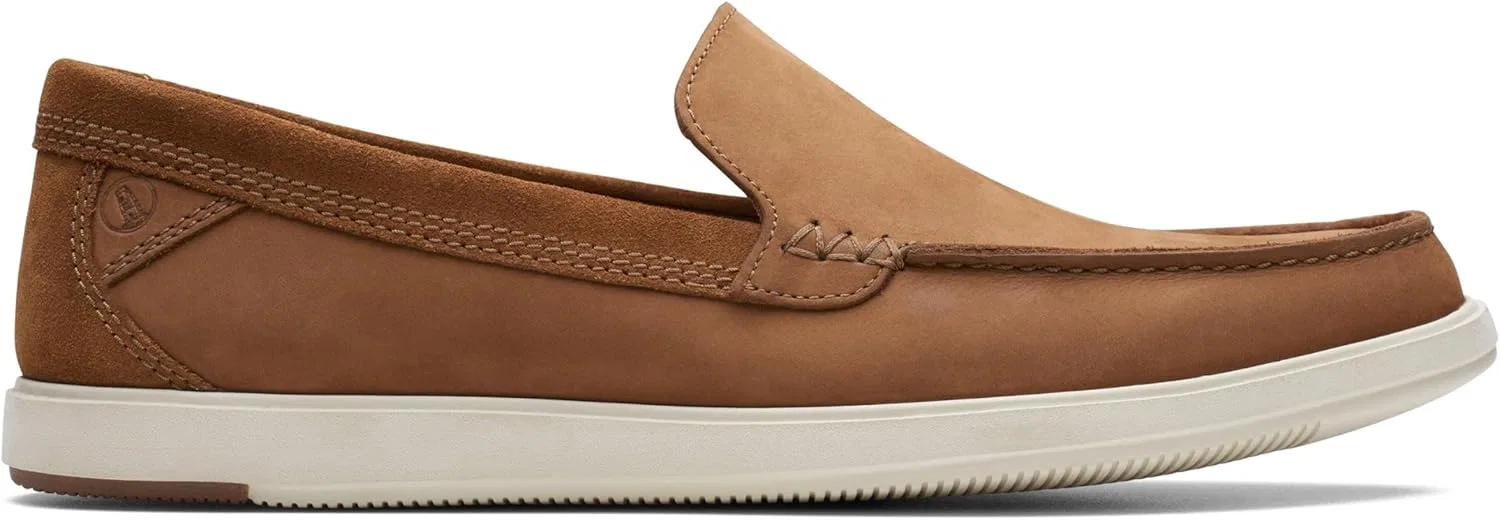 Мужские лоферы Clarks Bratton, Navy Nubuck — фото 2