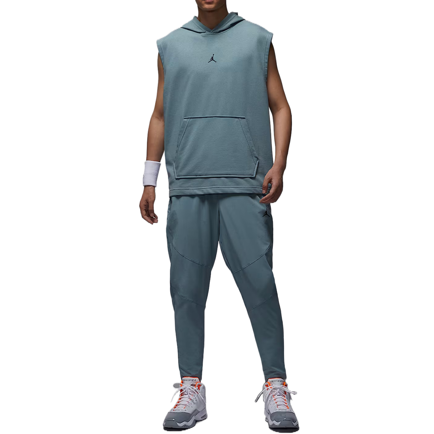 Спортивные повседневные брюки Dri FIT для мужчин Jordan, серый/черный — фото 3