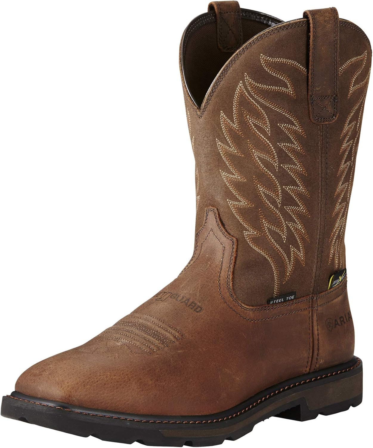 

Мужские рабочие ботинки Ariat Groundbreaker Wide Square с стальным носком и защитой Metguard, коричневый