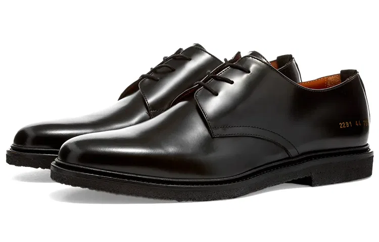 Туфли мужские кожаные COMMON PROJECTS черные — фото 3