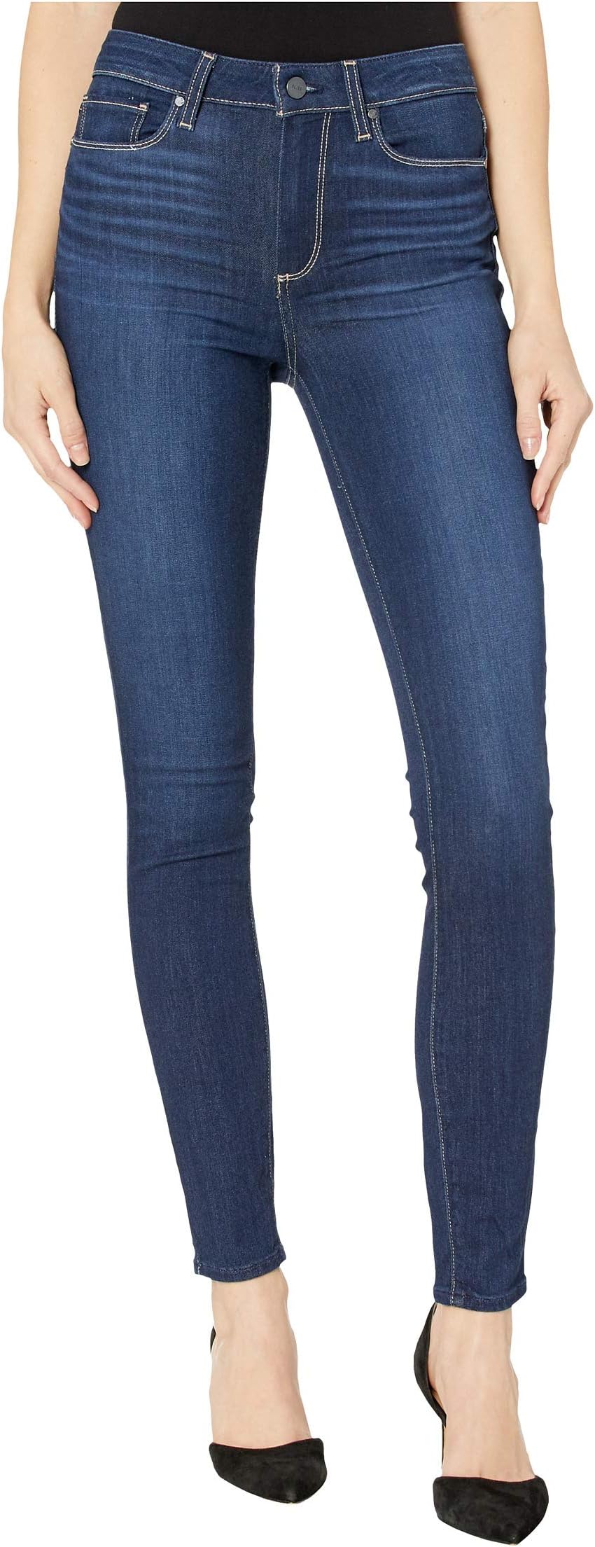 

Джинсы Paige Hoxton Ultra Skinny Jeans in Pinetree, цвет Pinetree