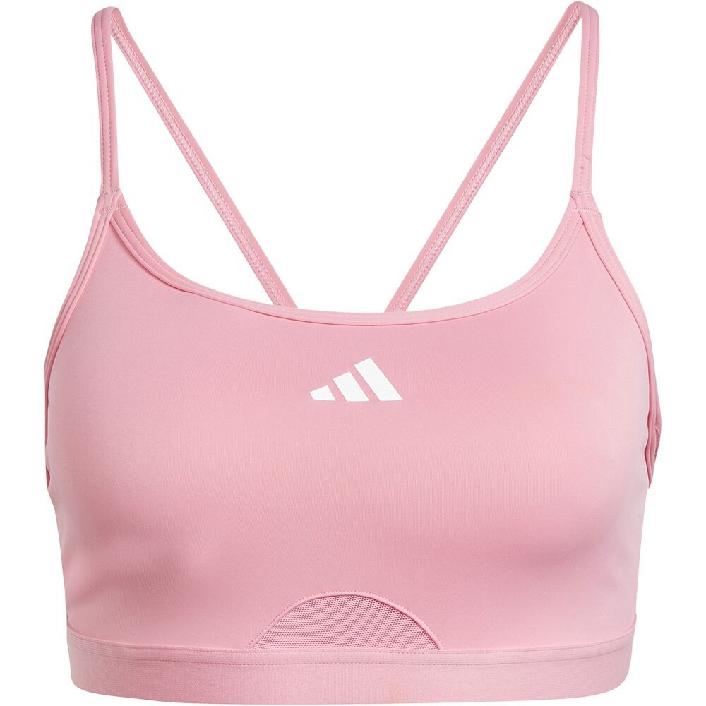 

Спортивный бюстгальтер adidas Aeroreact, розовый
