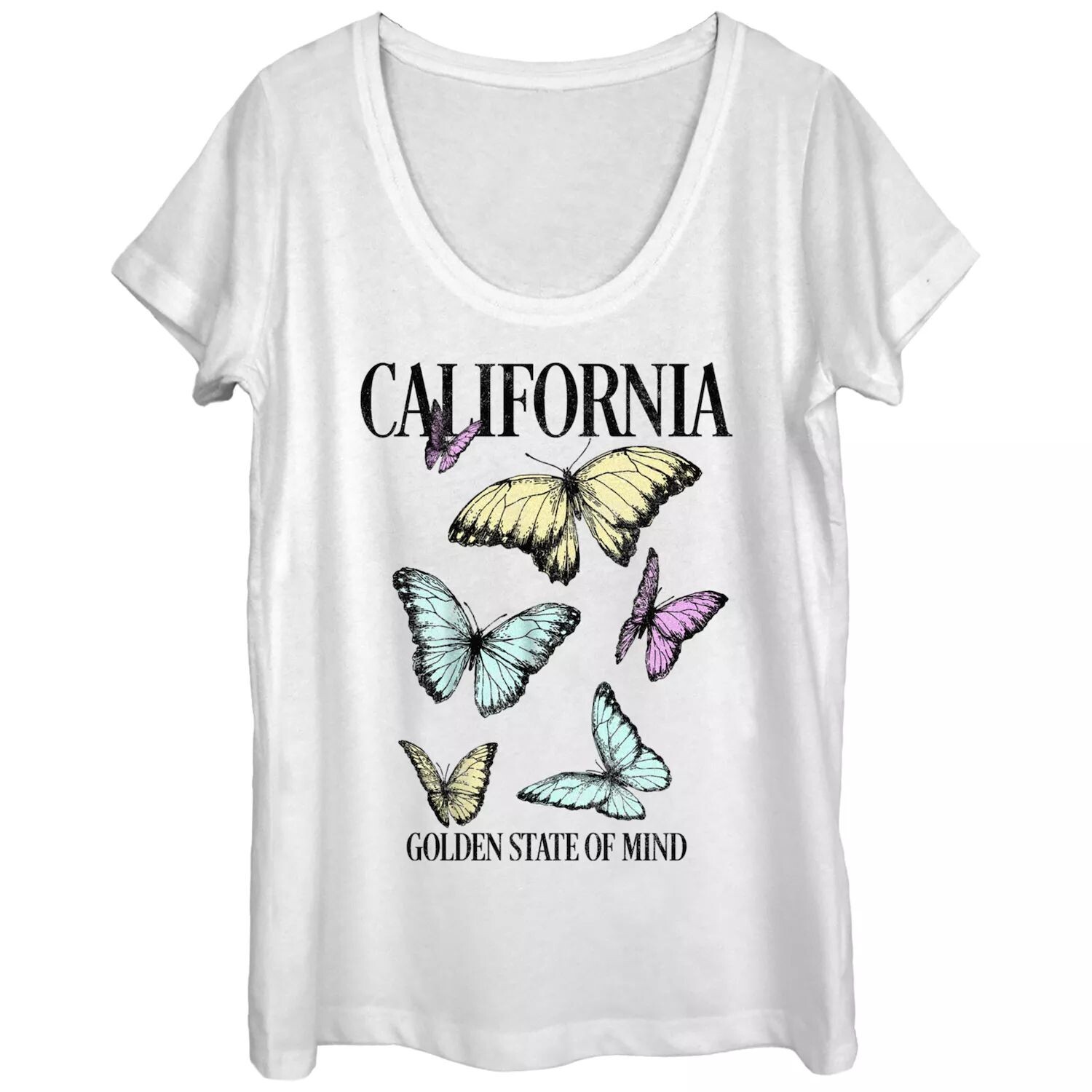 

Футболка с овальным вырезом и графическим рисунком California Golden State Of Mind для юниоров