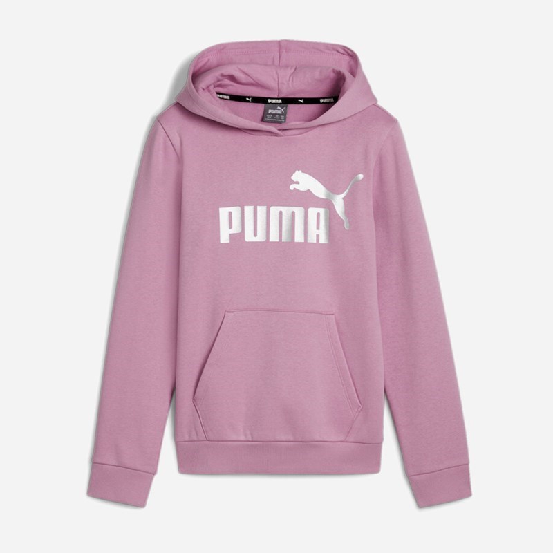 

Детская толстовка с капюшоном с логотипом ess+ fl g Puma, розовый