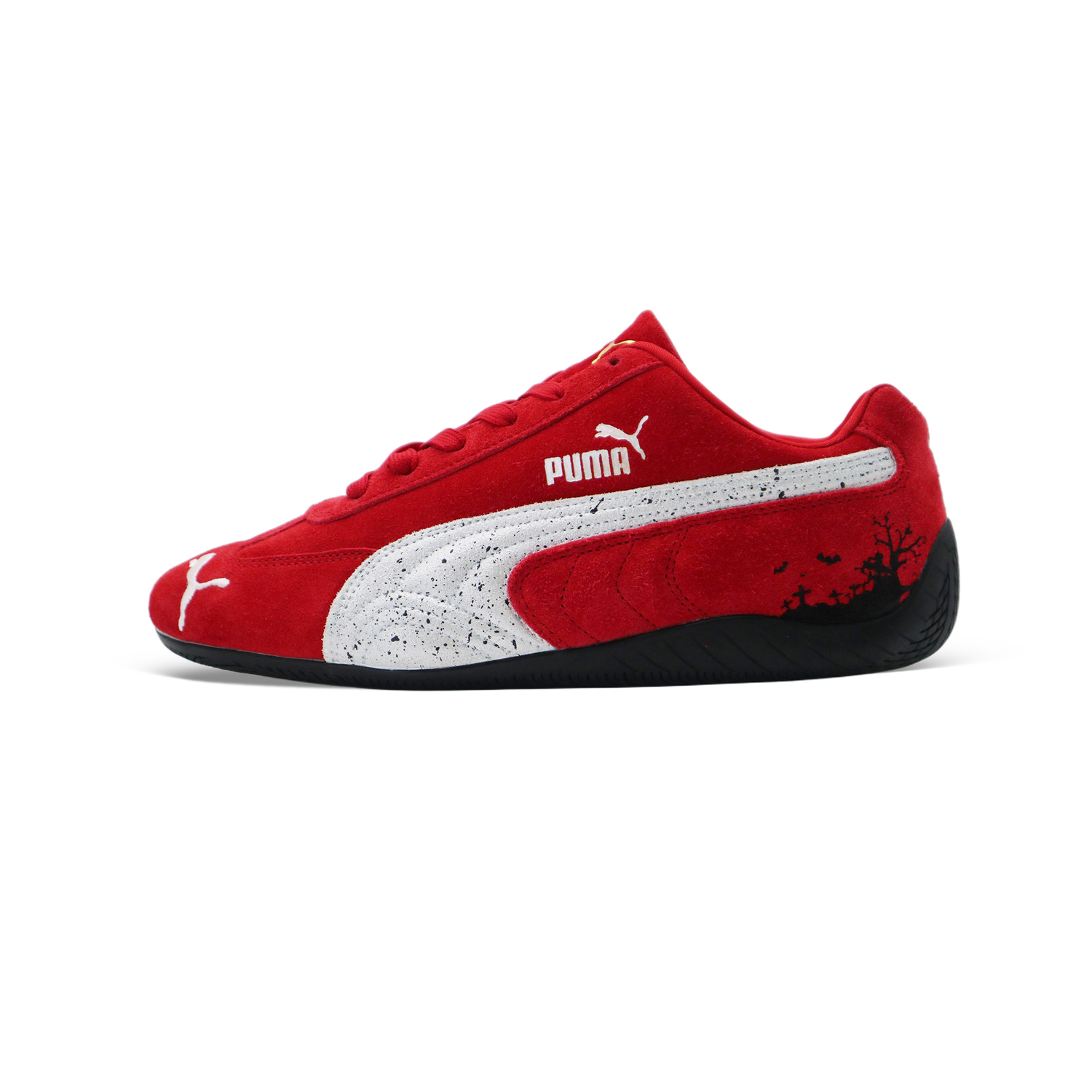 

PUMA Speedcat Go OG Blood Mist устойчивые к истиранию низкие гоночные туфли unisex яркий flame red