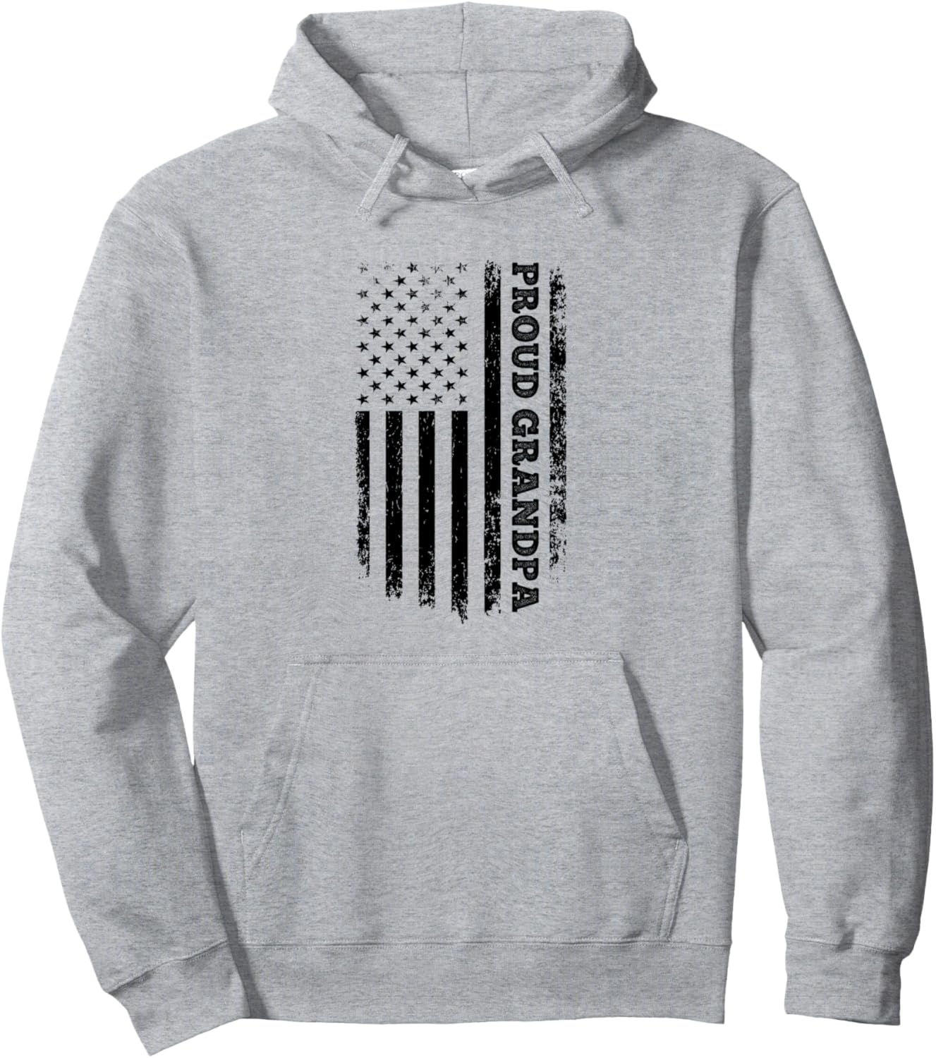 

Гордый дедушка - Толстовка с флагом США ко Дню отца. Счастливого Дня отца! Patriotic Father'S Day Ideas, серый