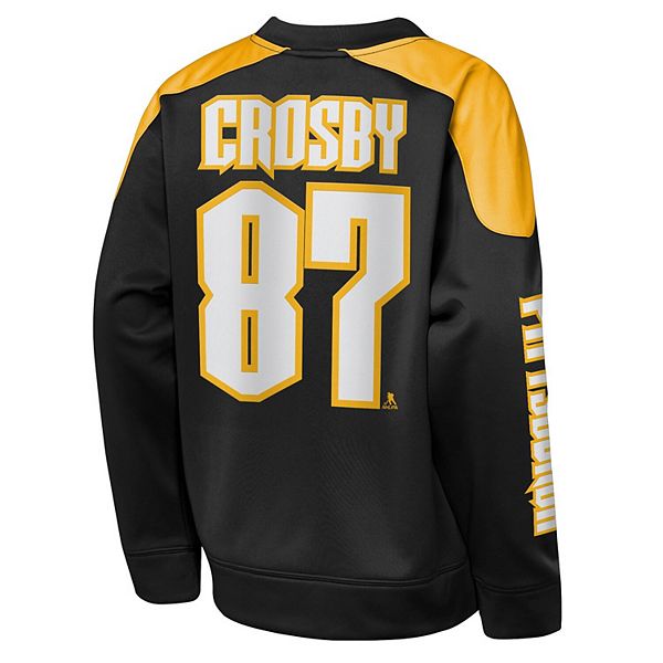 Толстовка с именем и номером Sidney Crosby Pittsburgh Penguins Outerstuff — фото 4