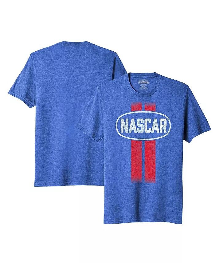 

Мужская футболка с полосками Heather Royal NASCAR Racing E2 Apparel, синий