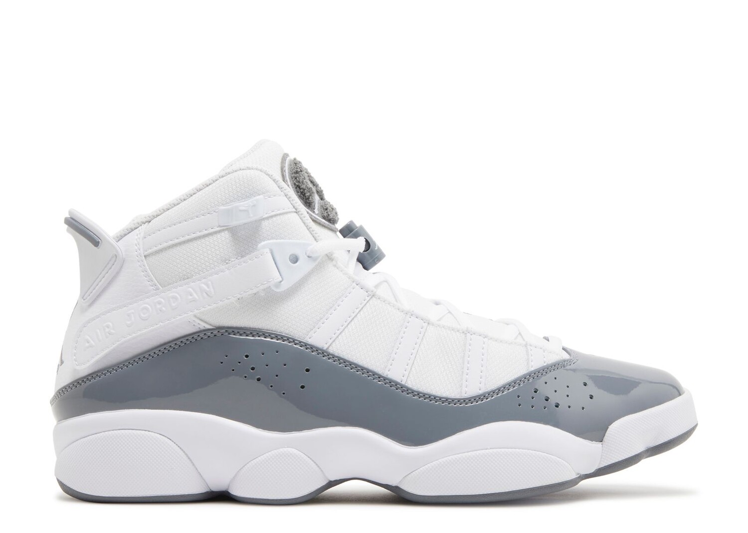 

Кроссовки Air Jordan Jordan 6 Rings 'White Cool Grey', белый
