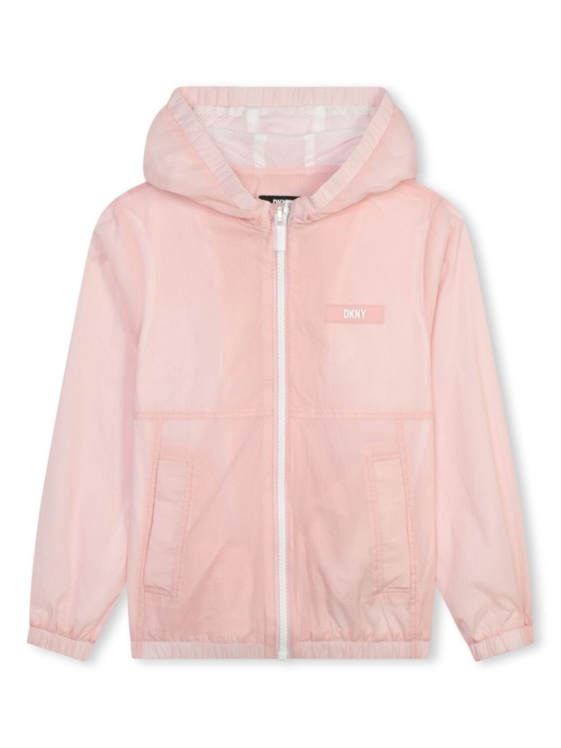 

DKNY куртка с капюшоном и логотипом, розовый
